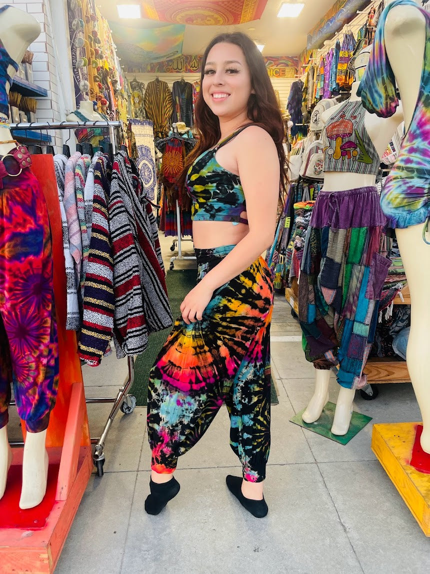 Baggy bliss (black/rainbow)