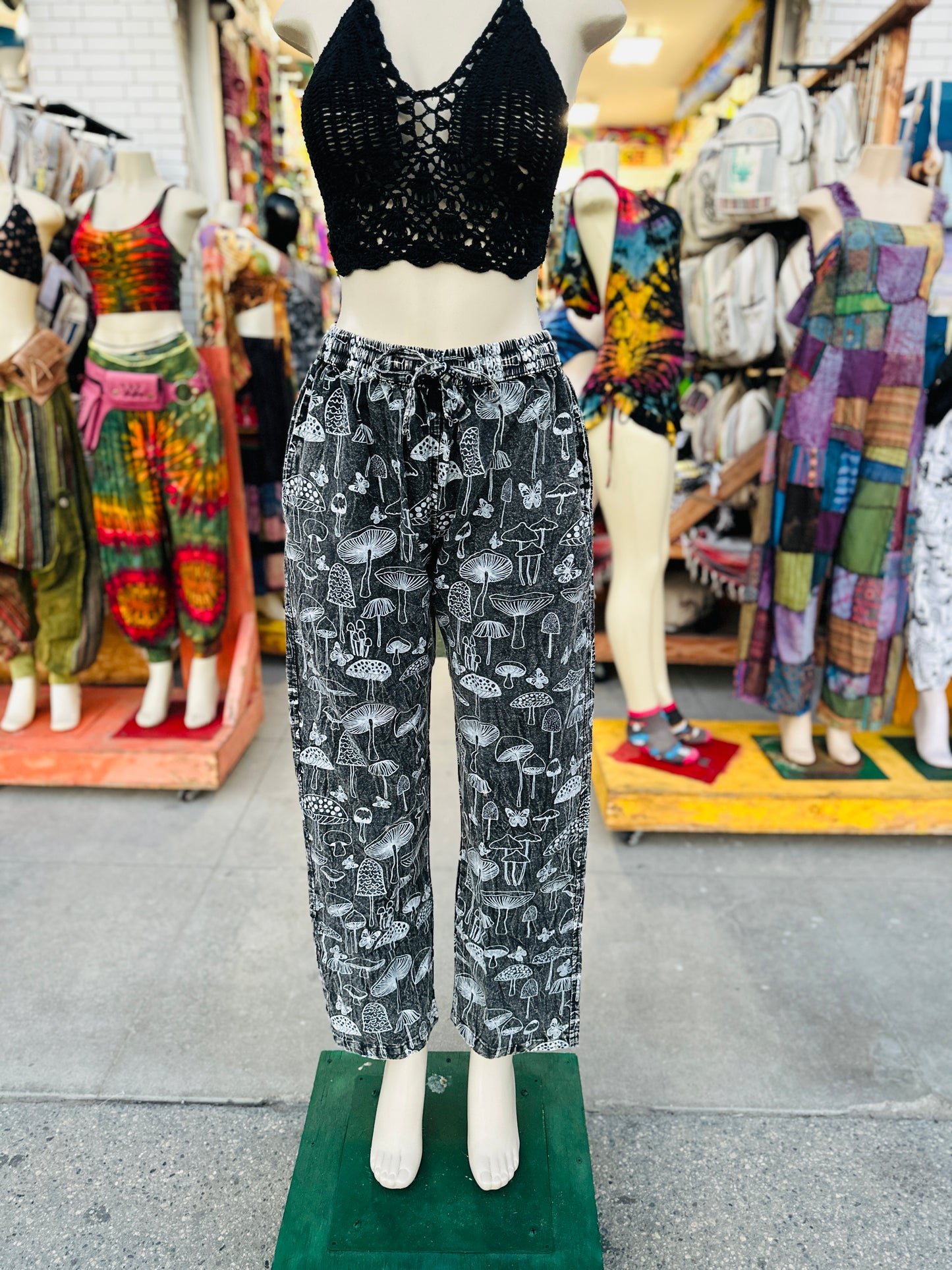 Boho mushroom pants