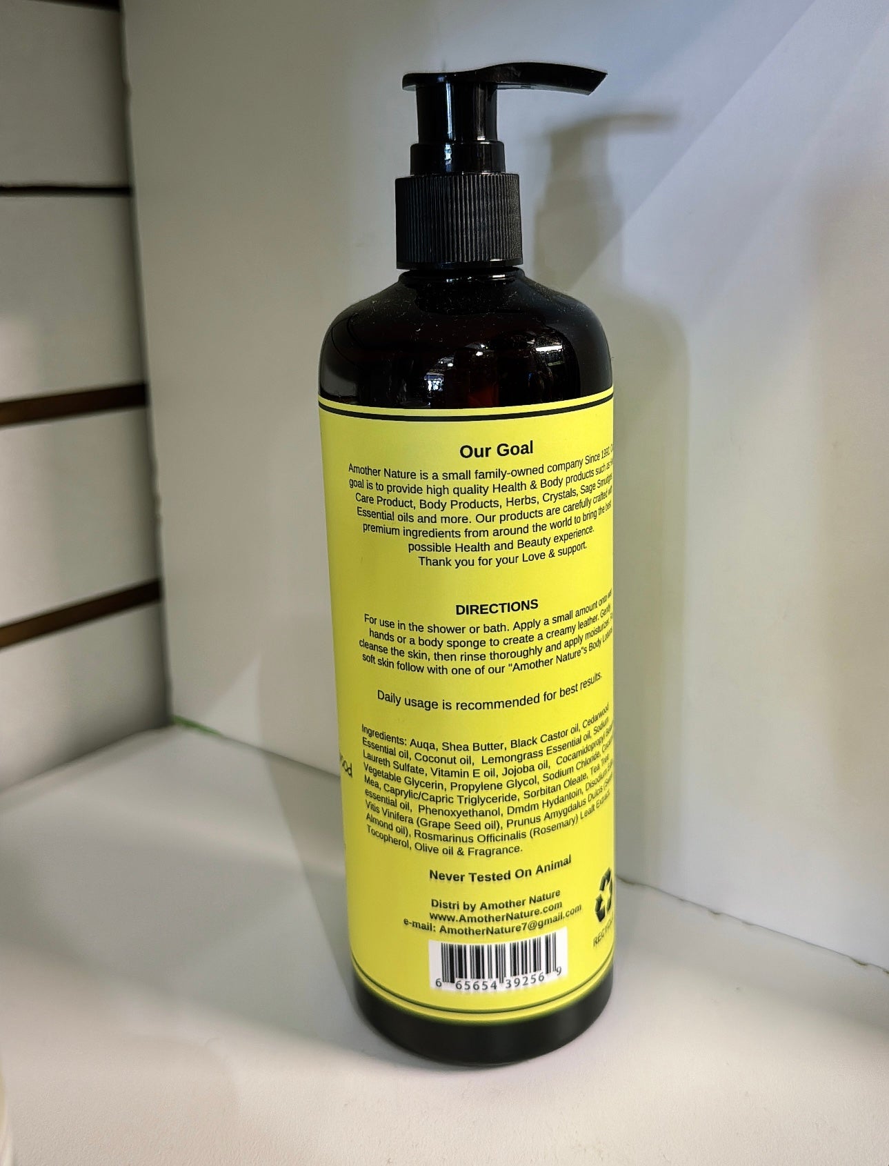 Lemongrass body wash