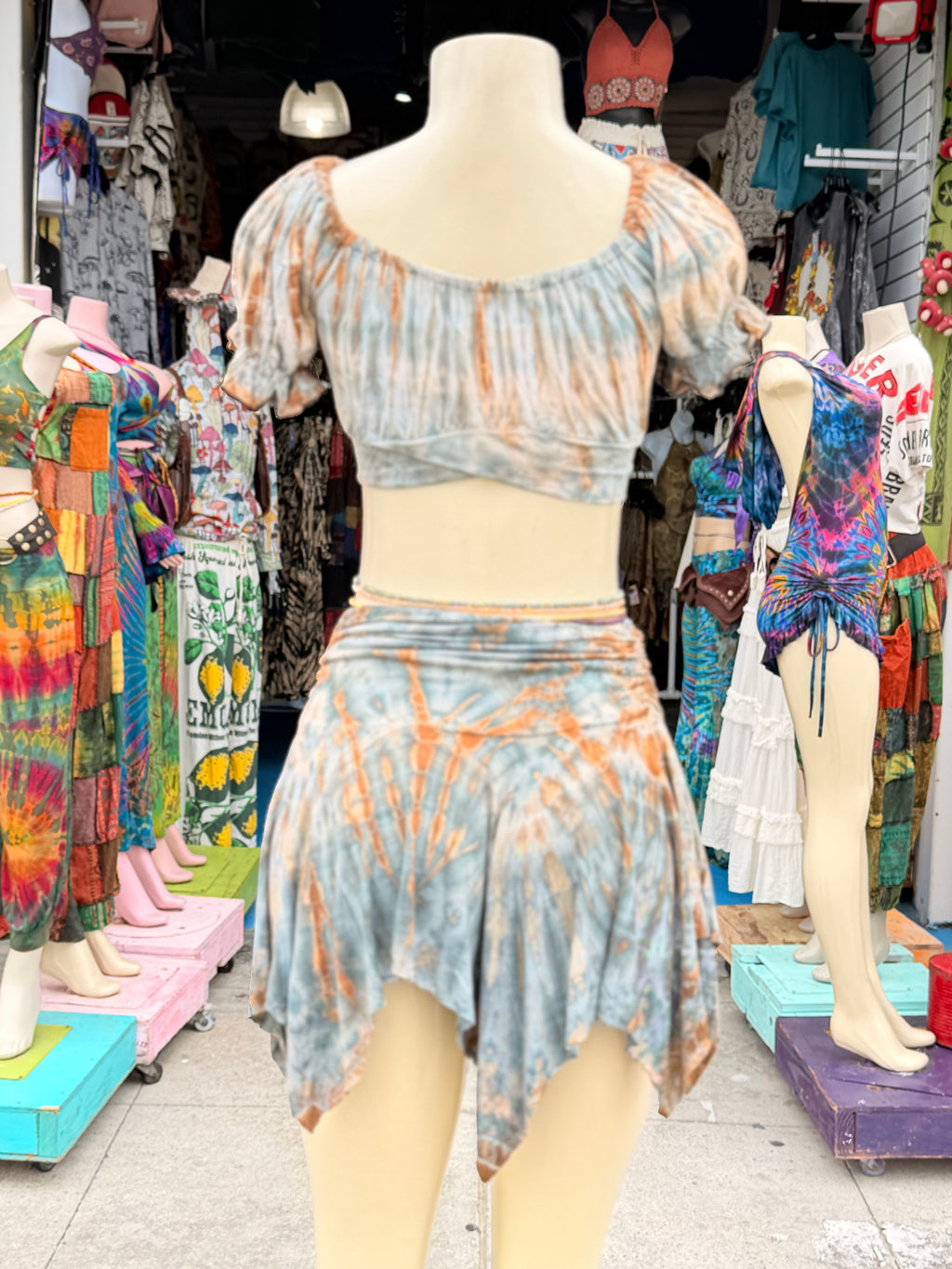 Bella set (indigo/brown)