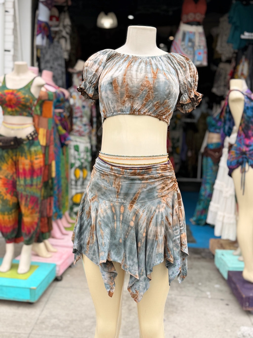 Bella set (indigo/brown)