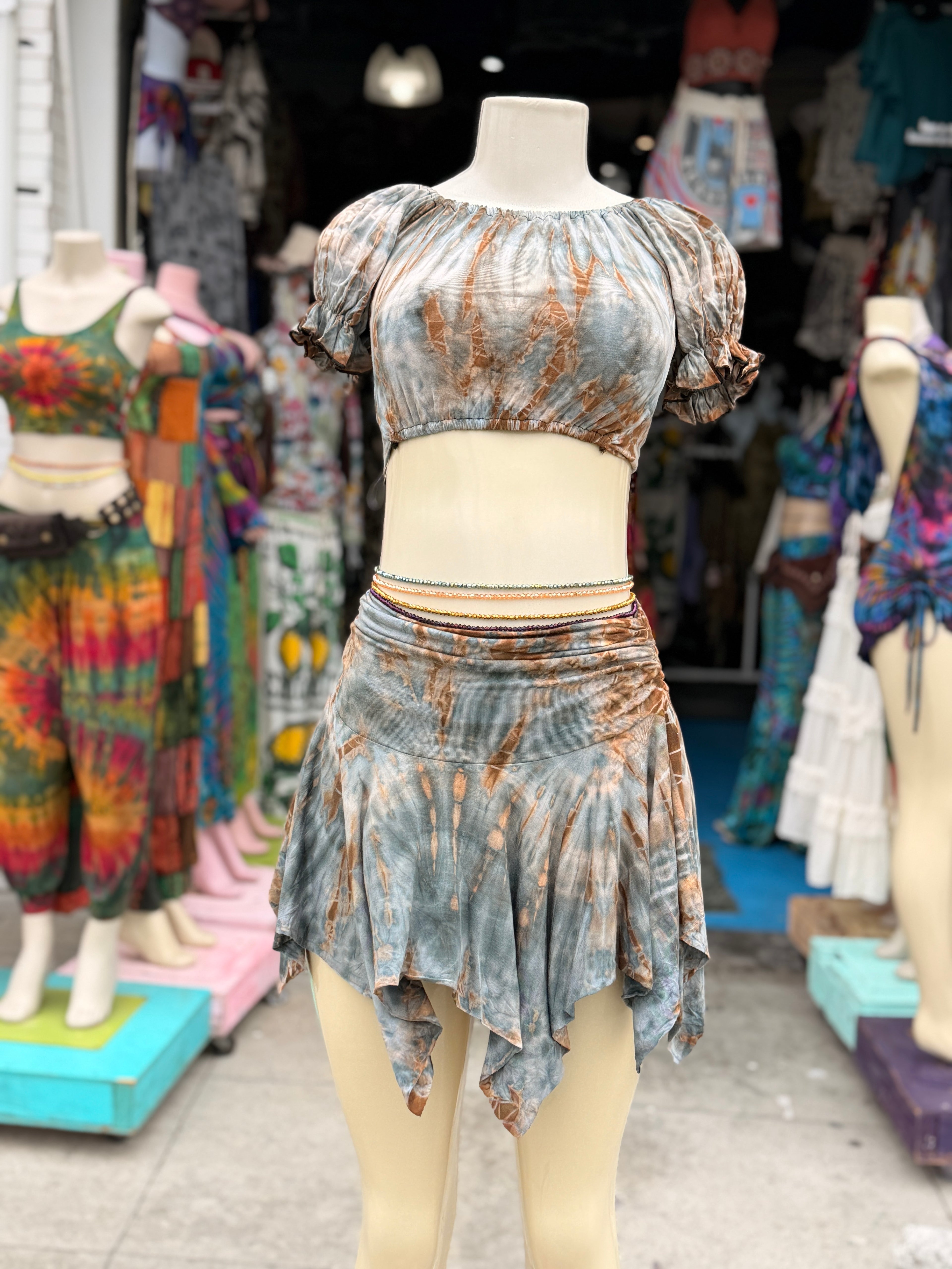 Bella set (indigo/brown)