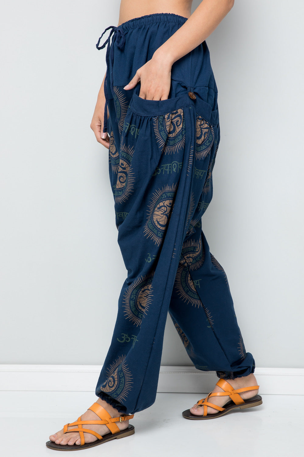 Groove ohm harem pants (navy)