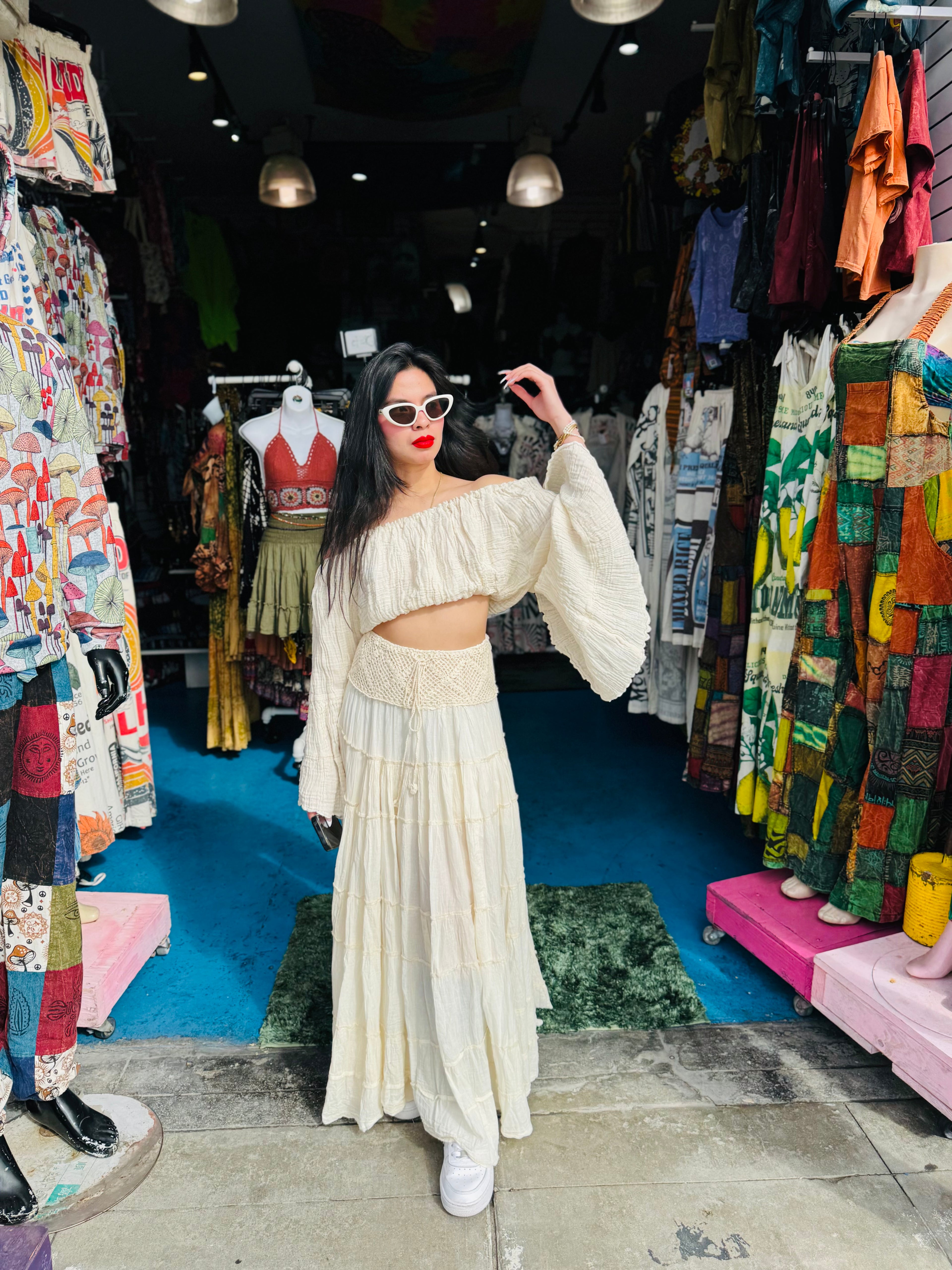 Boho blouse & Tahiti skirt