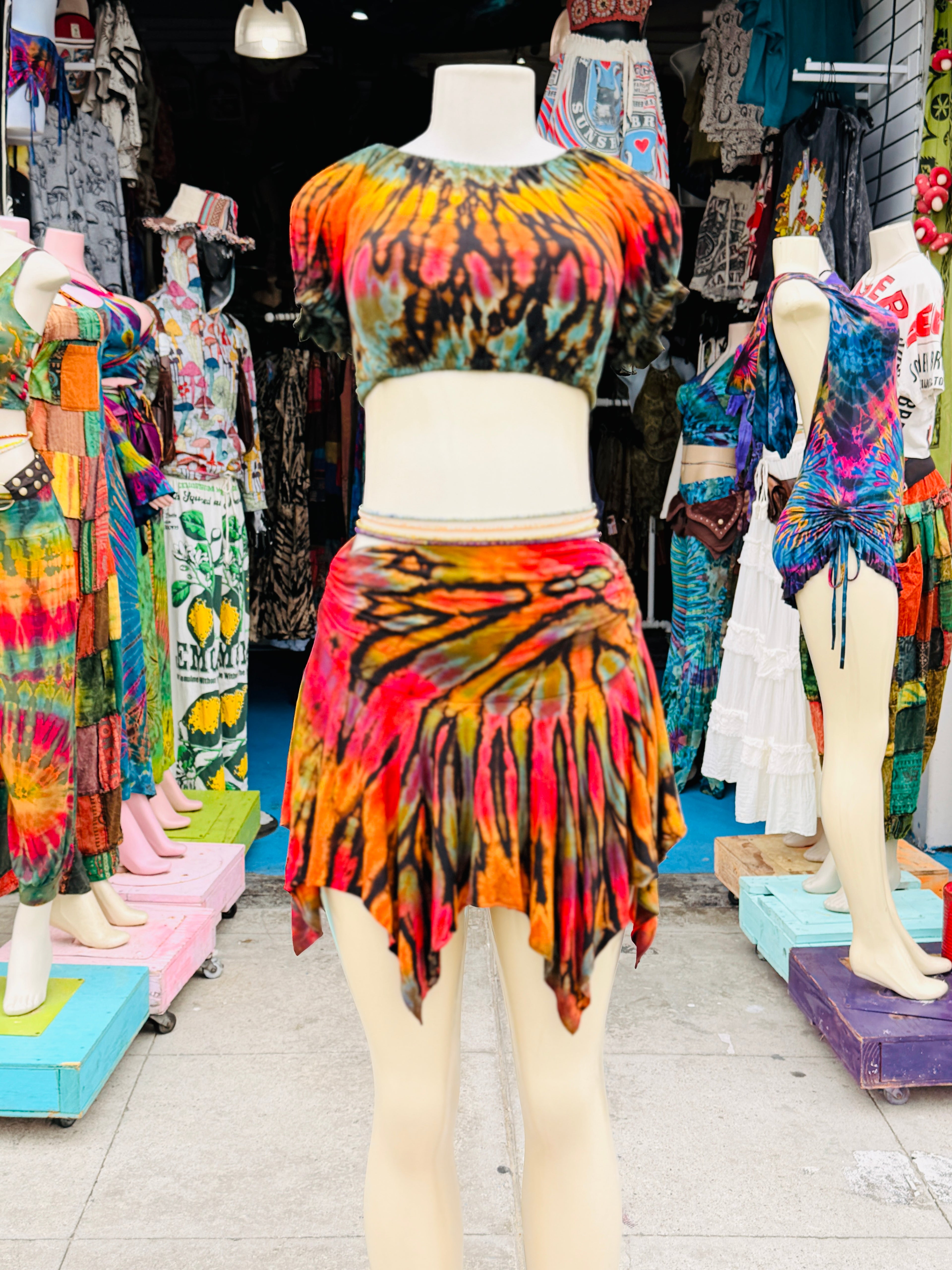 Bella set (black/rainbow)