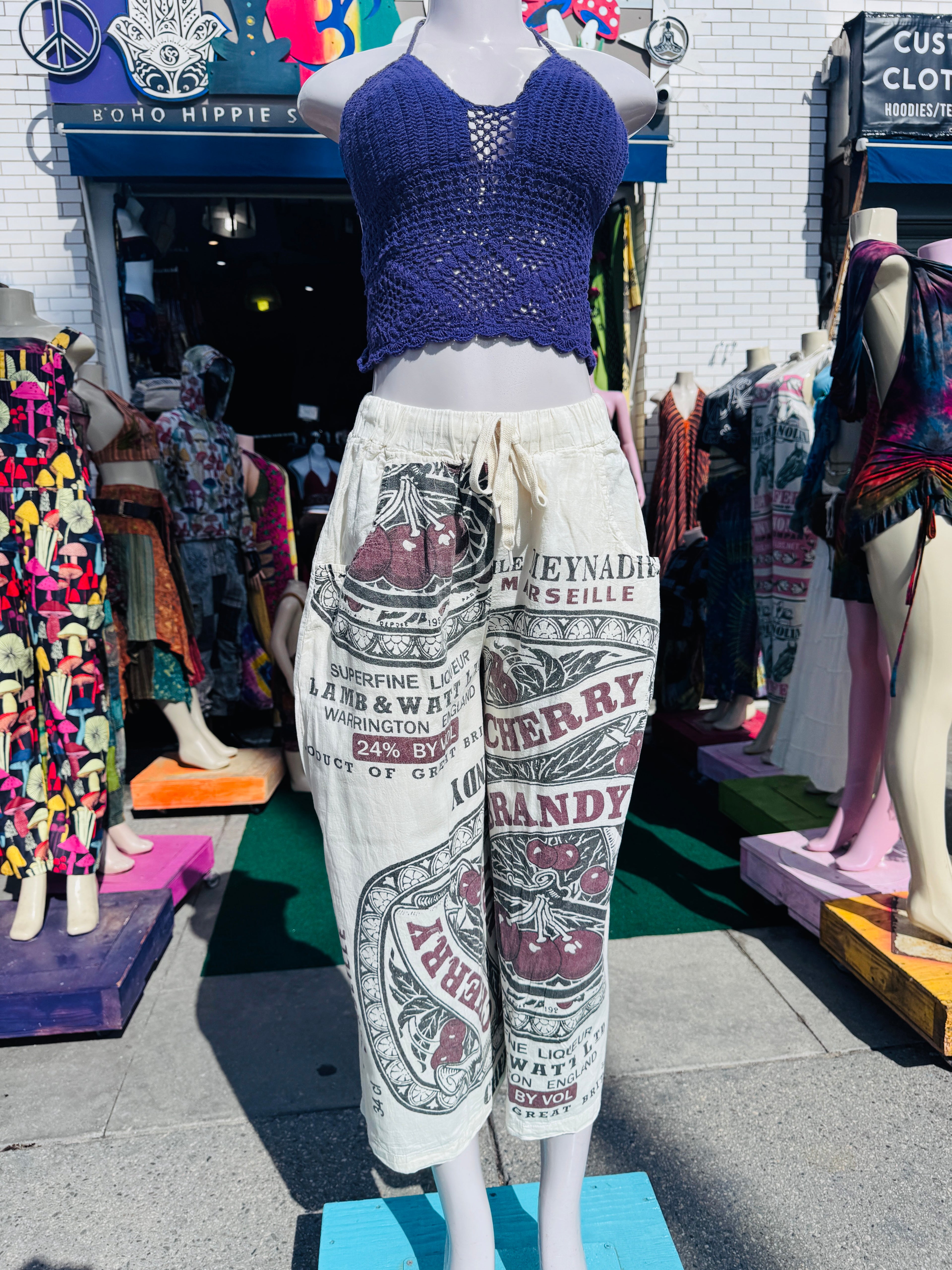 Vintage cherry pants