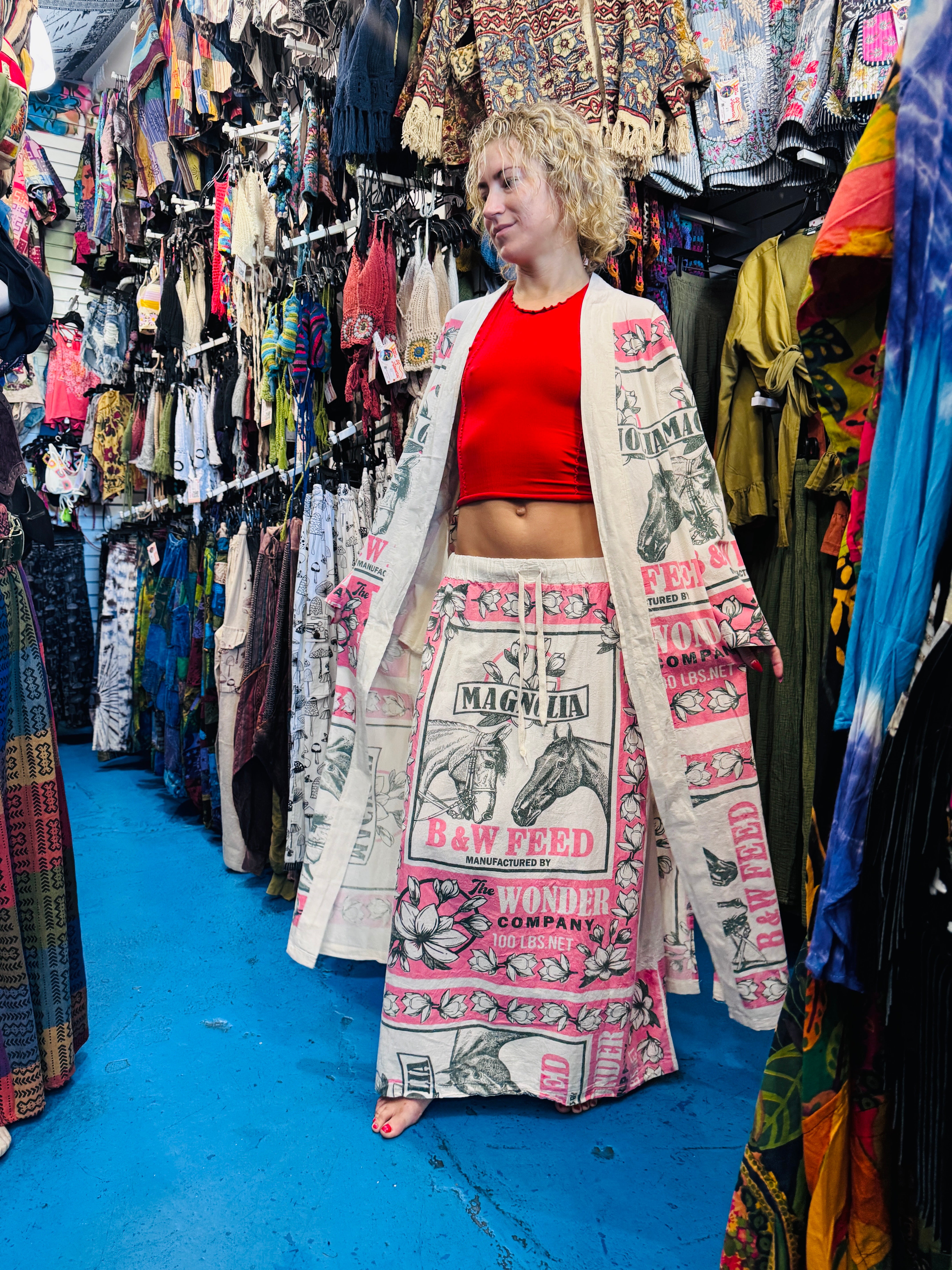 Vintage long cardigan – BLU 66 Apparel