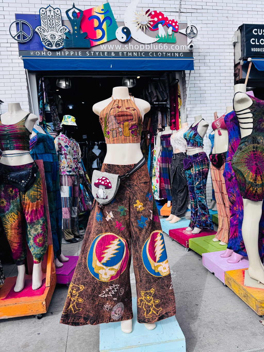 Grateful dead bootleg pants