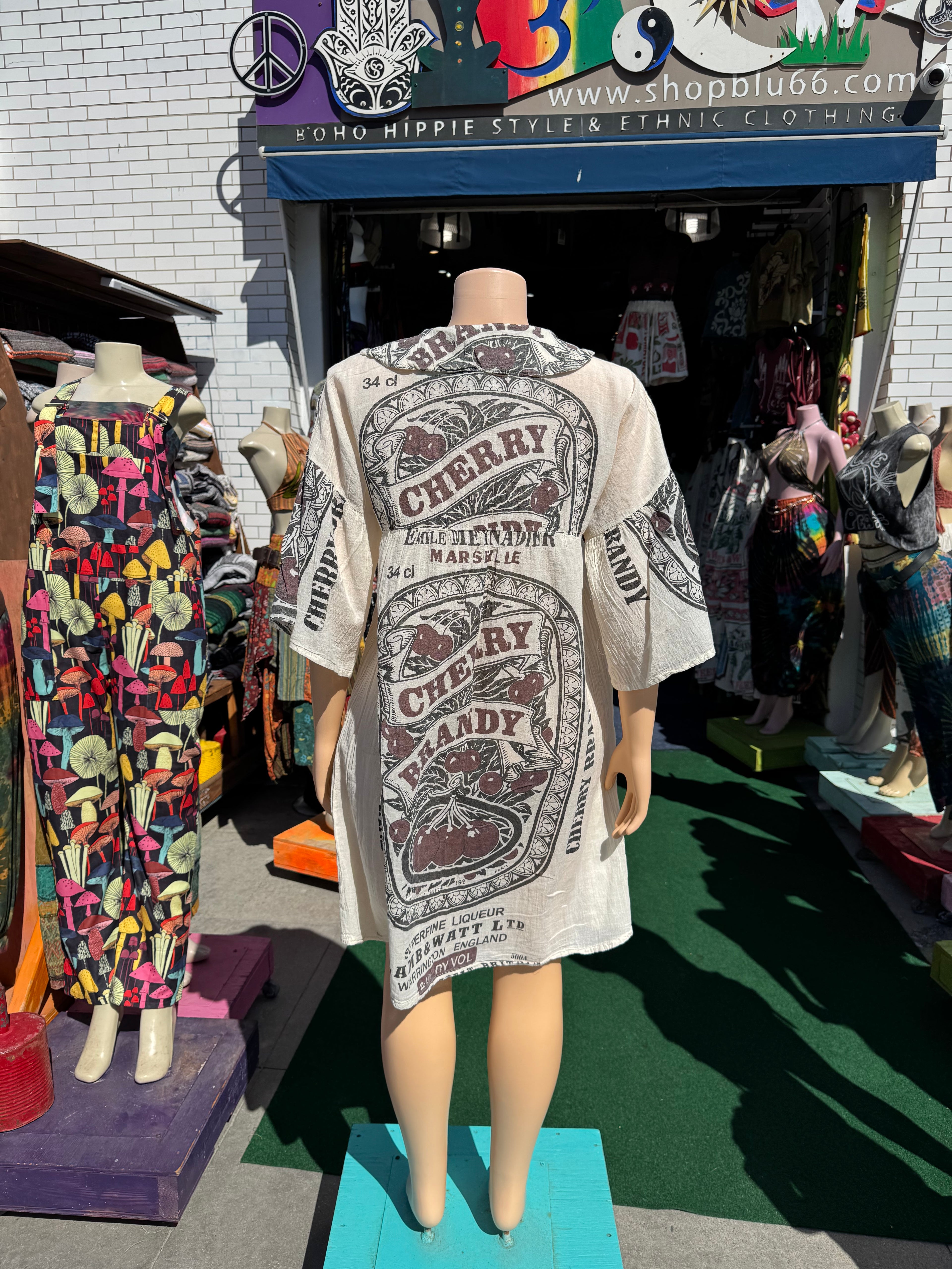 Vintage cherry dress