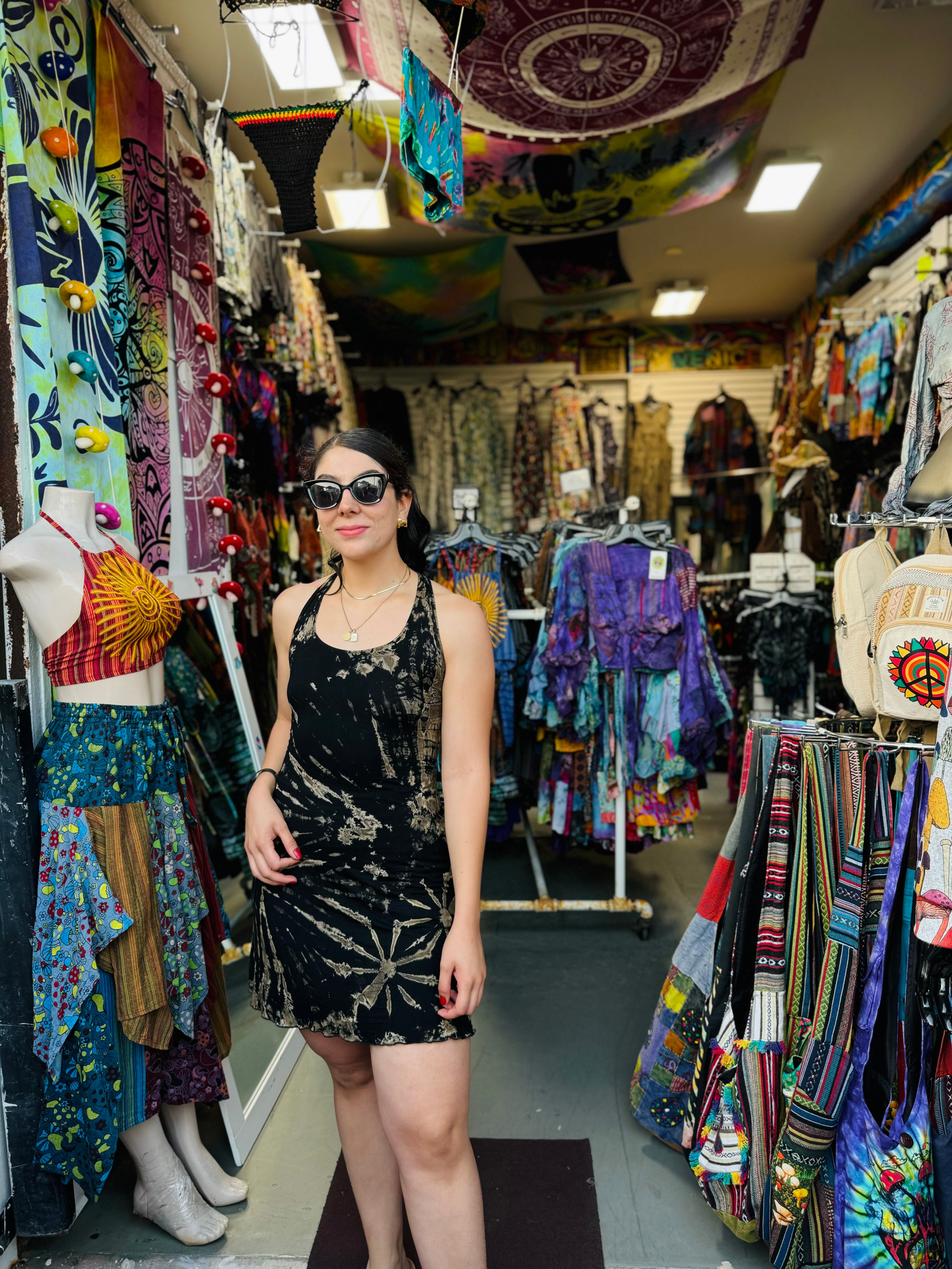 Love sun dress (black)