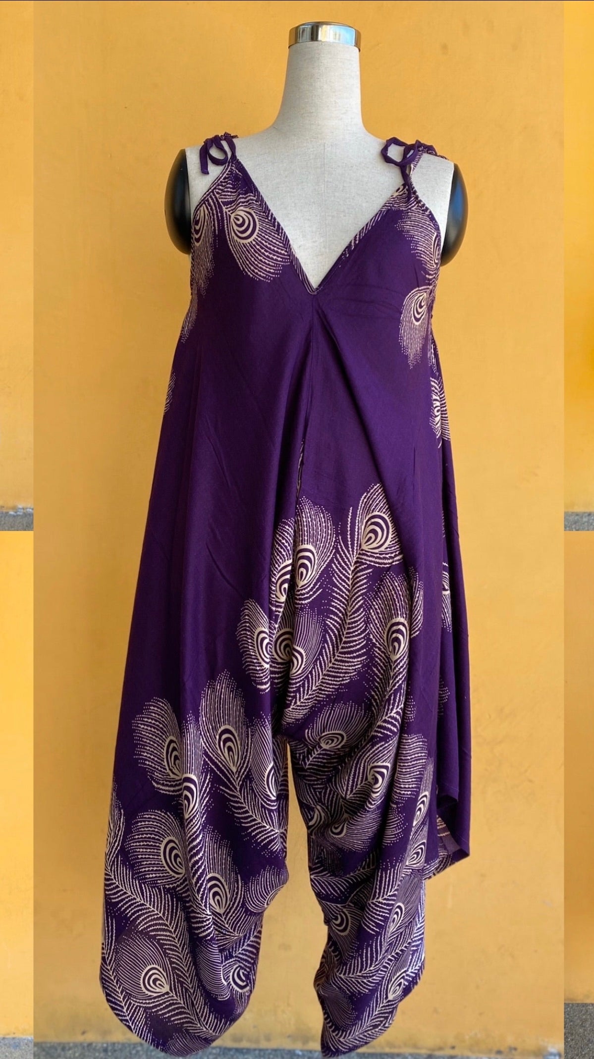 Peacock romper