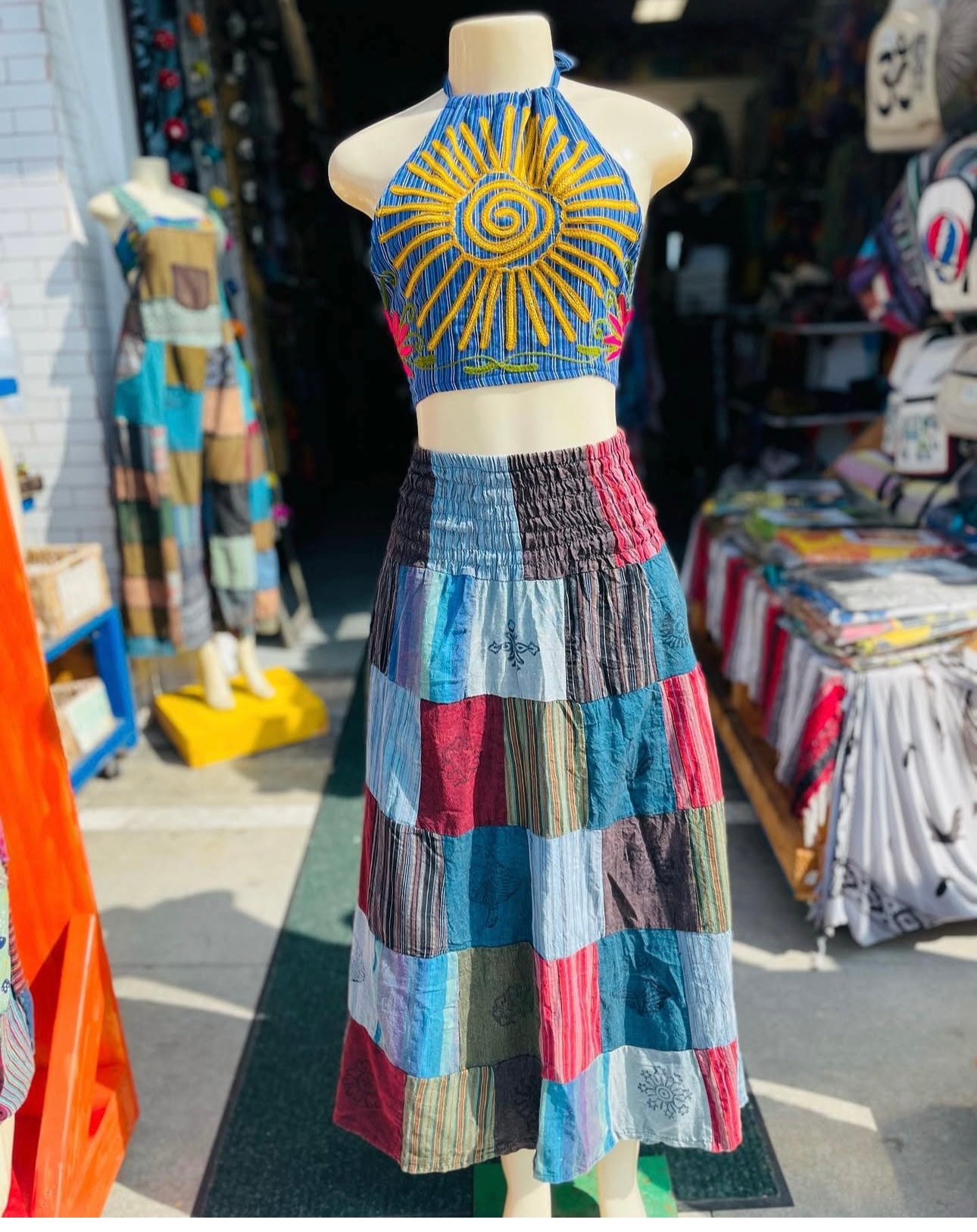 Sunburst Festival Top (Various colors)