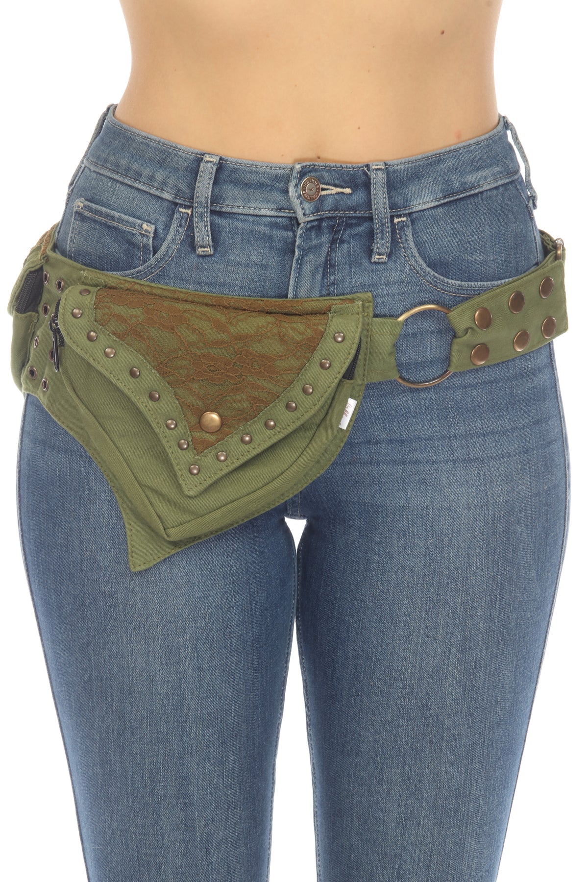 Festival Belt (Lace Design) - Green