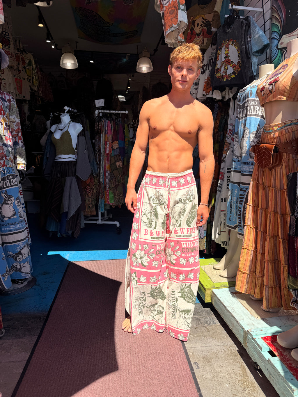 Vintage magnolia long pants