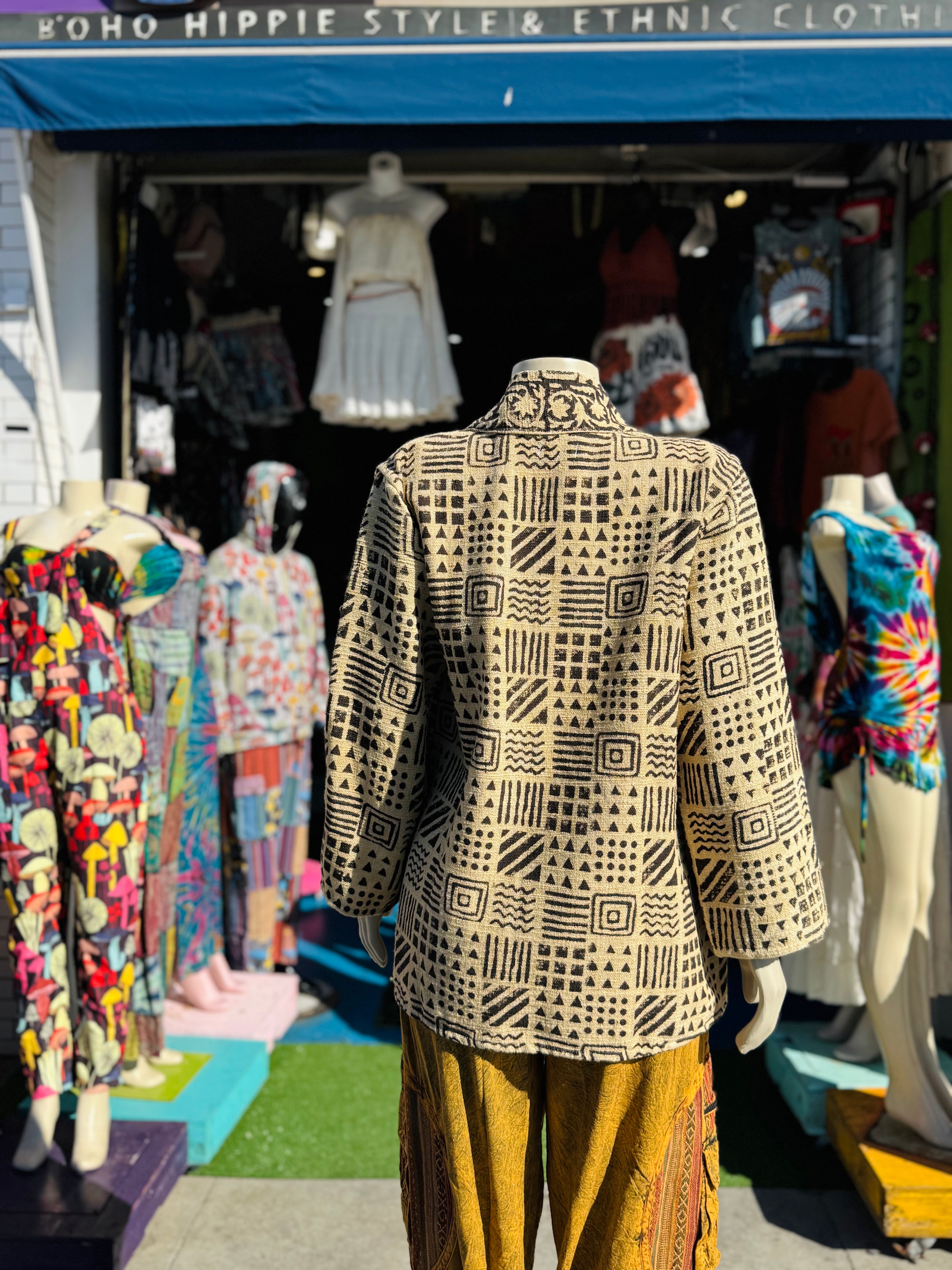 Cosmic meadow kimono