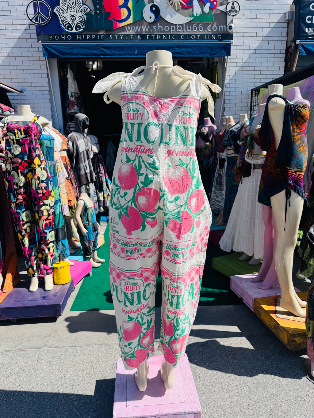 Vintage tomato overalls