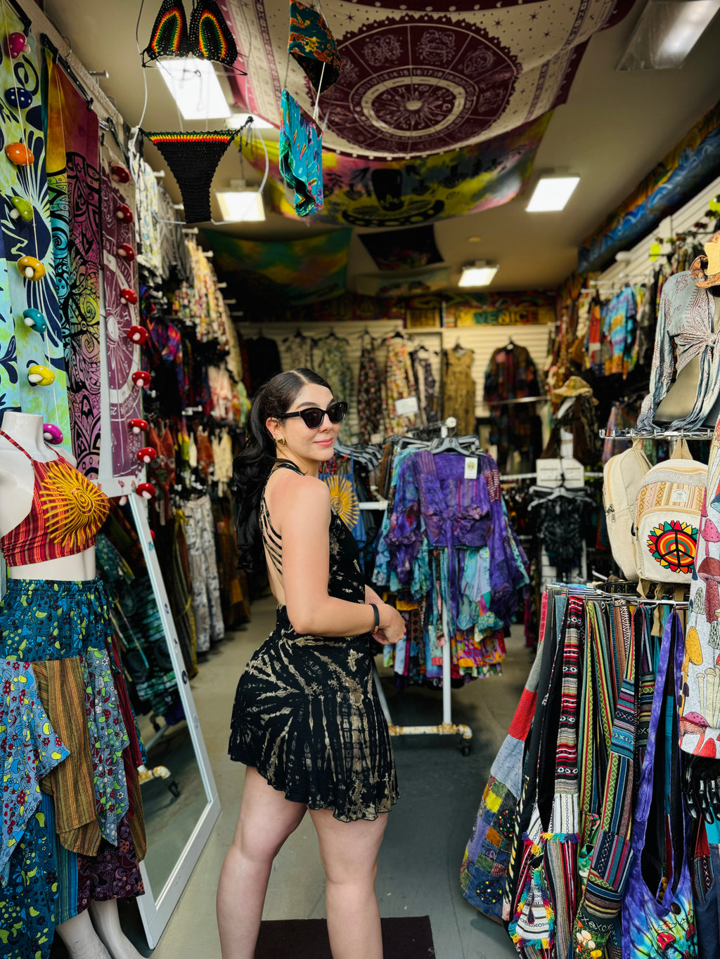 Love sun dress (black)