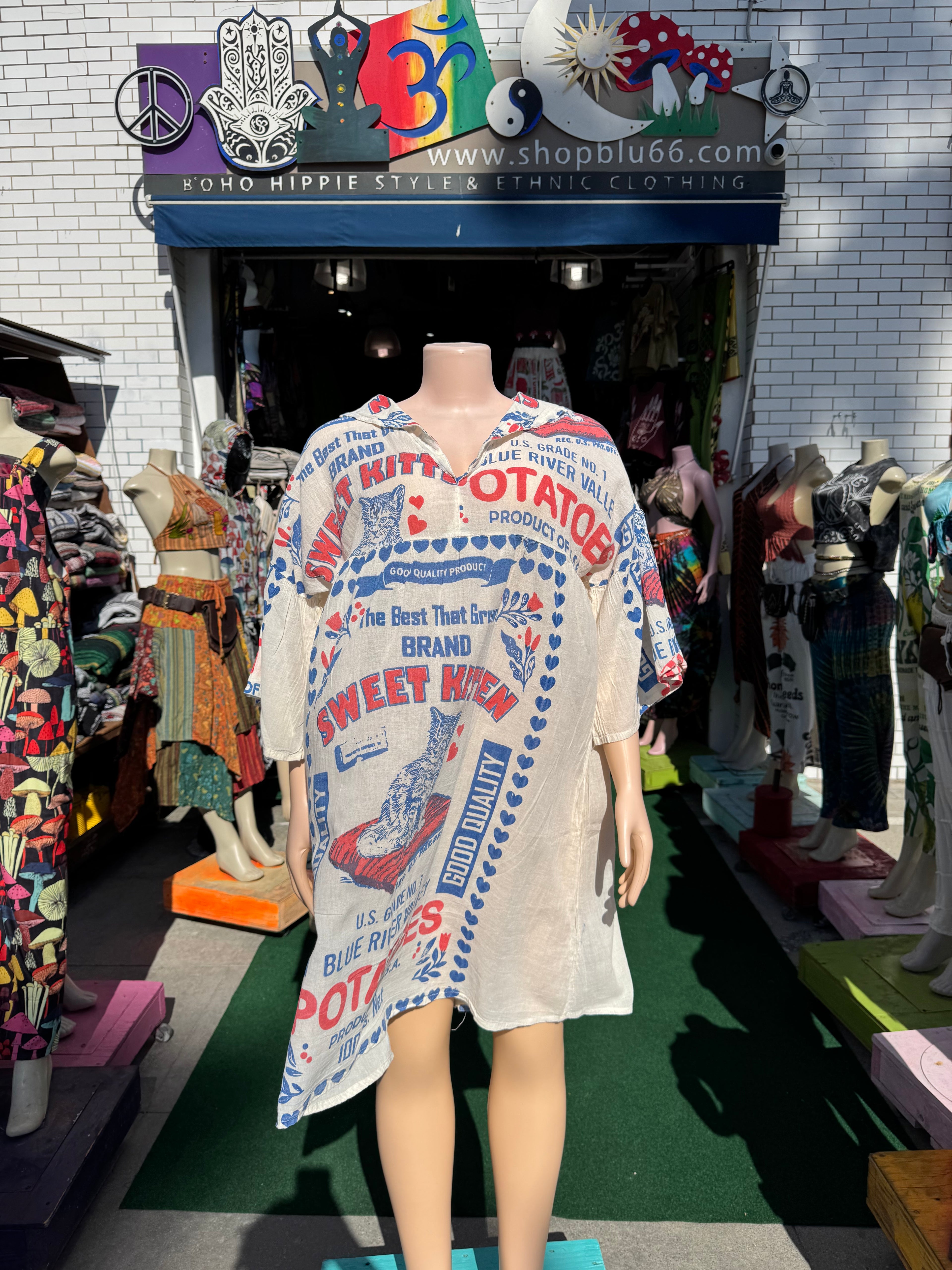 Vintage kitten dress