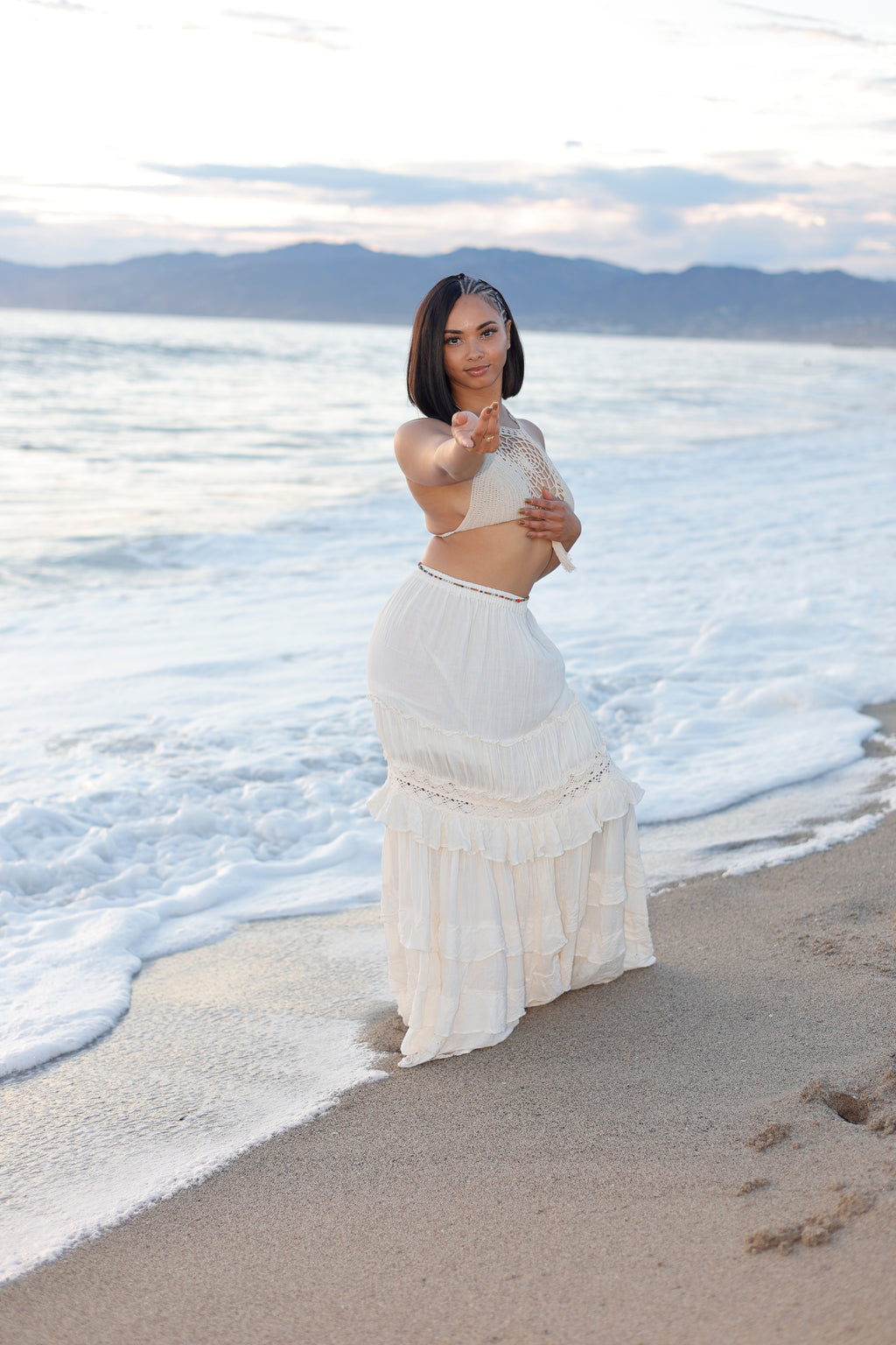 Dream catcher top & long boho skirt