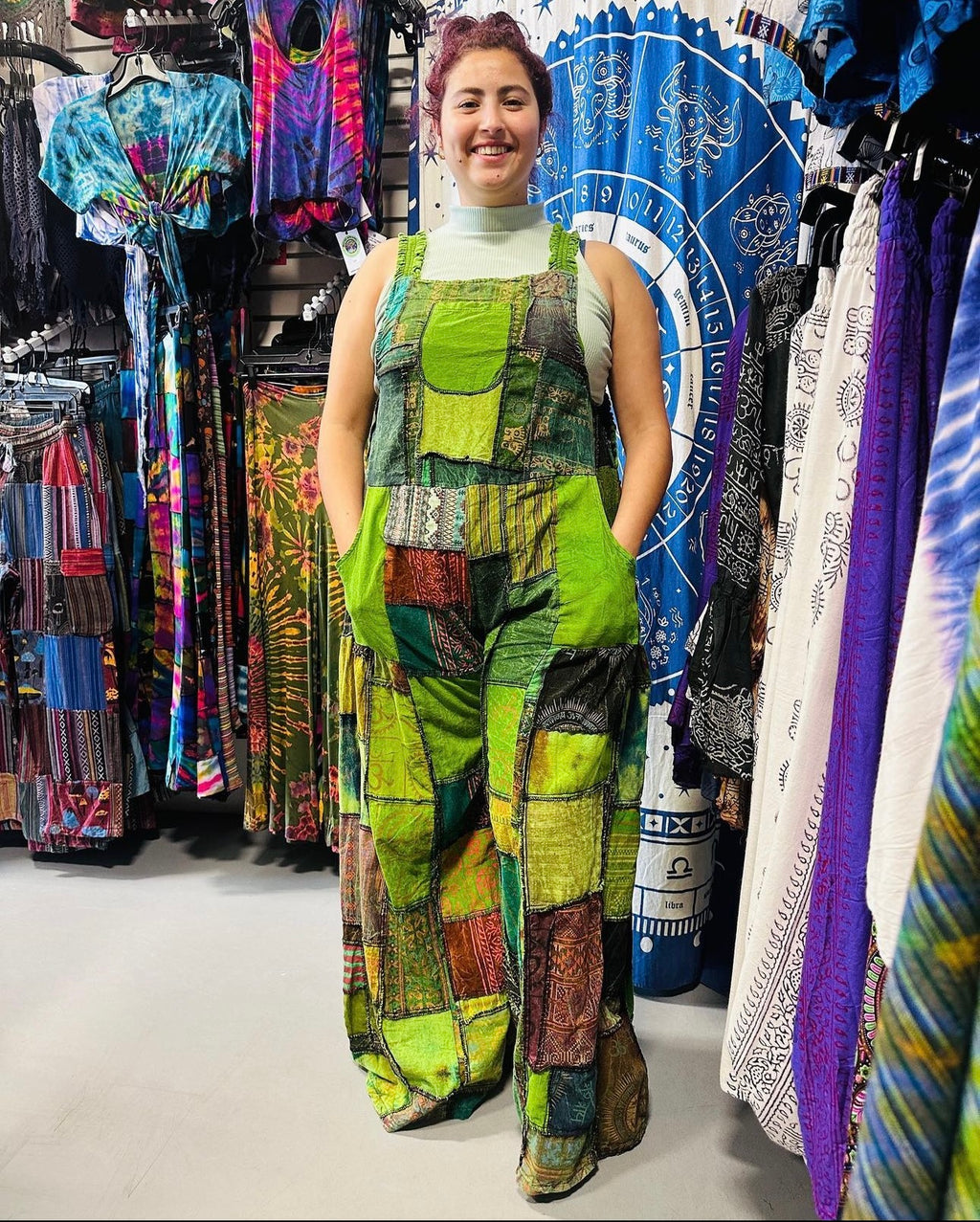 Bayfall romper (green)