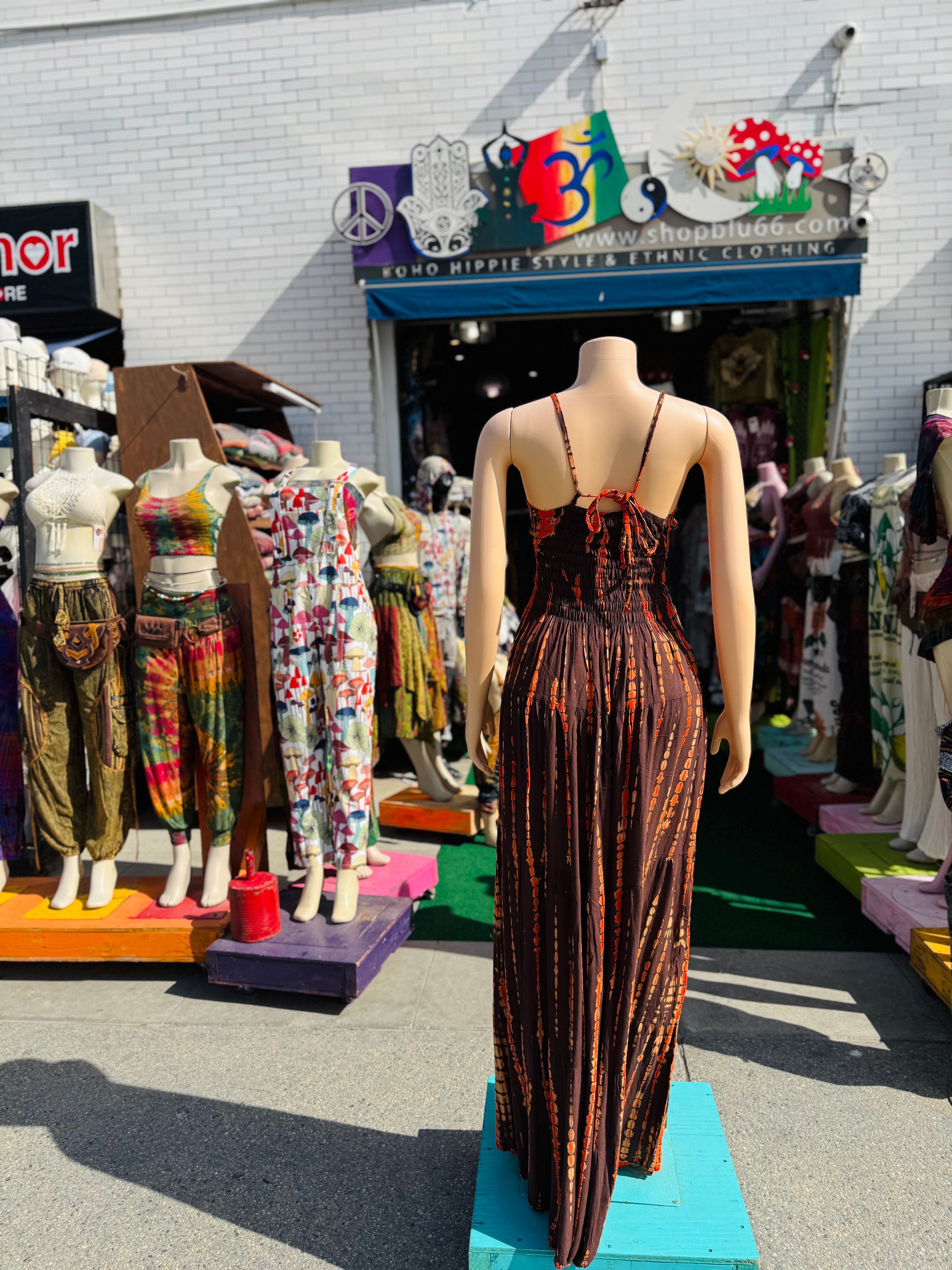 Debby sundress (brown)