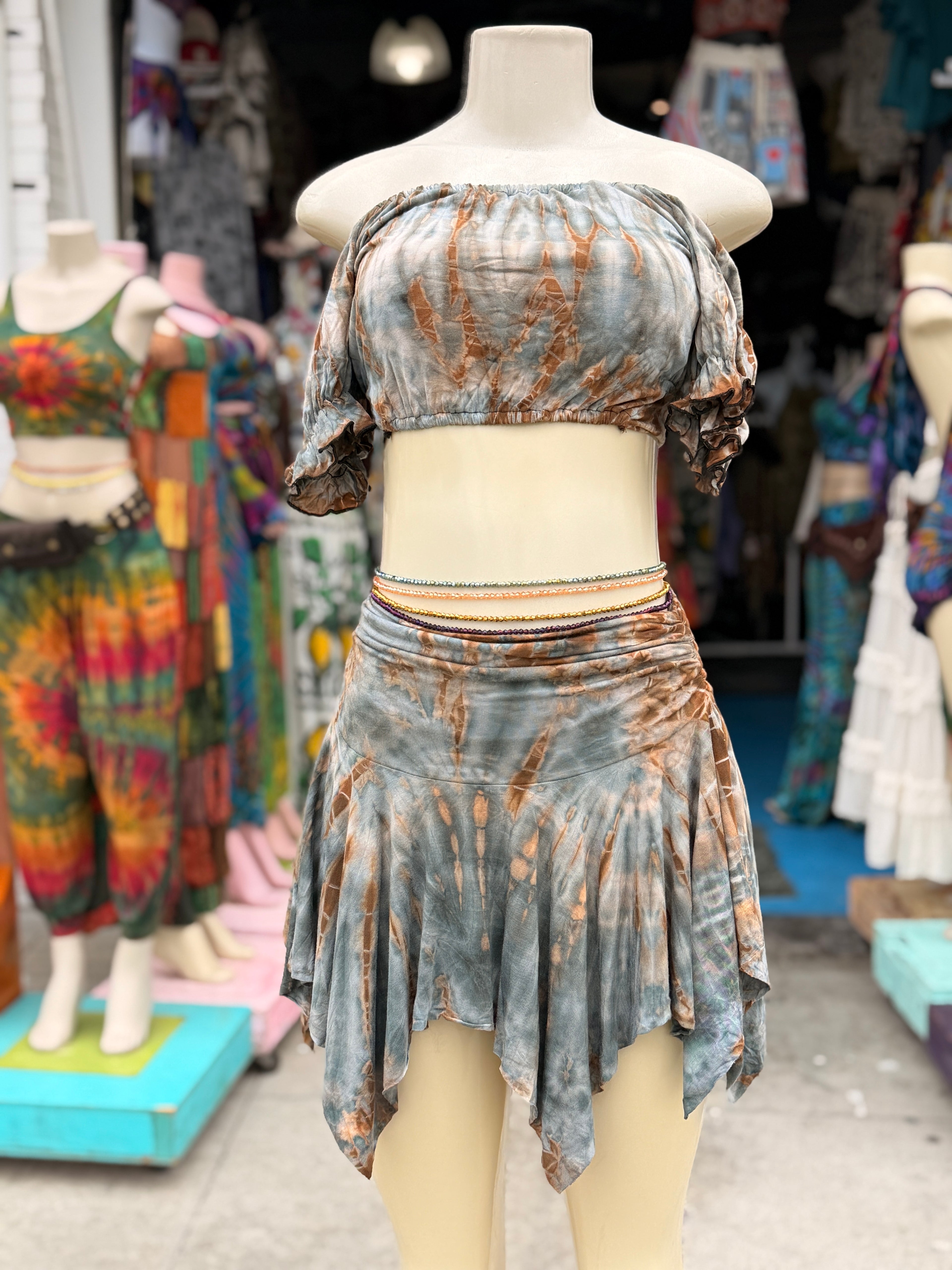 Bella set (indigo/brown)