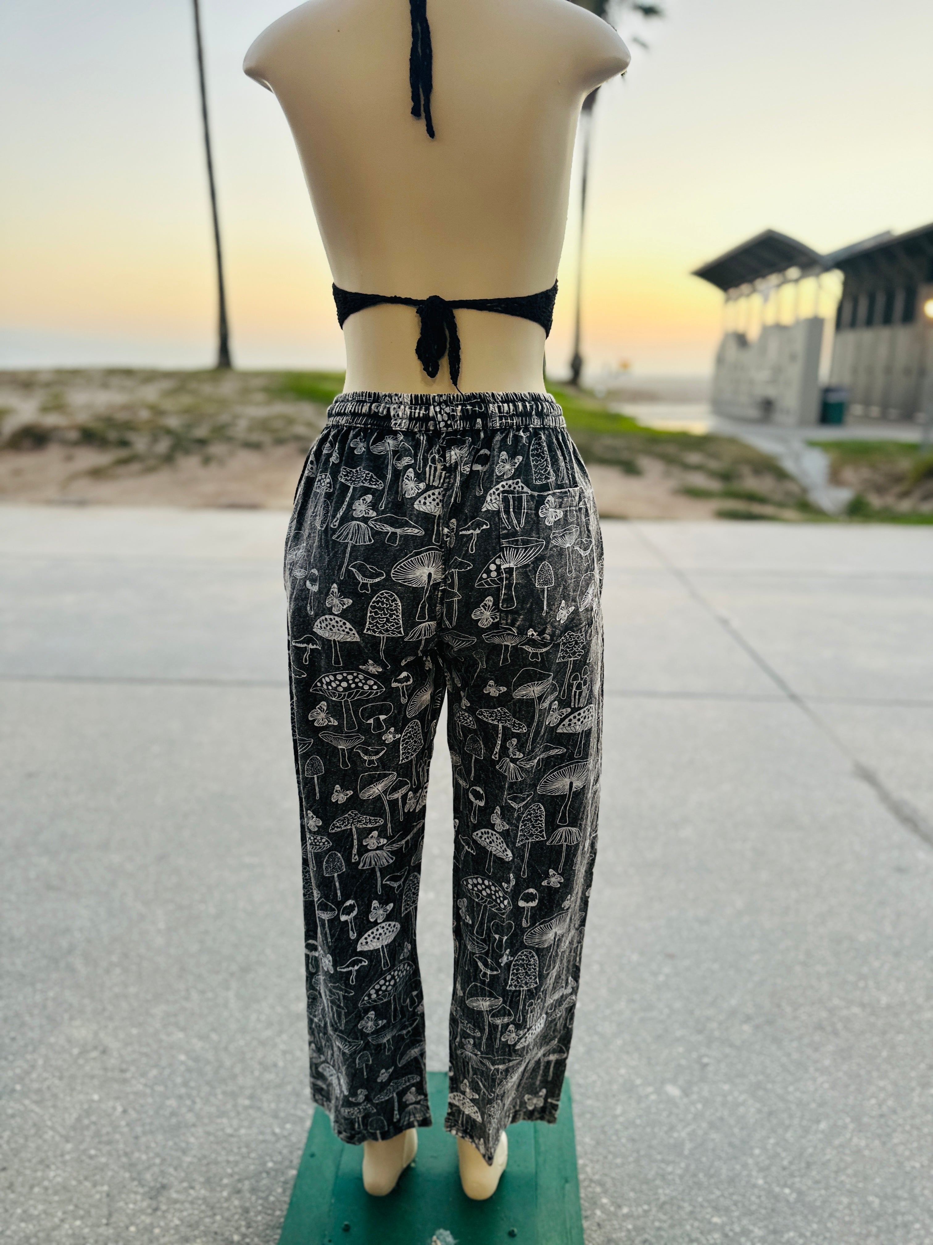 Boho mushroom pants