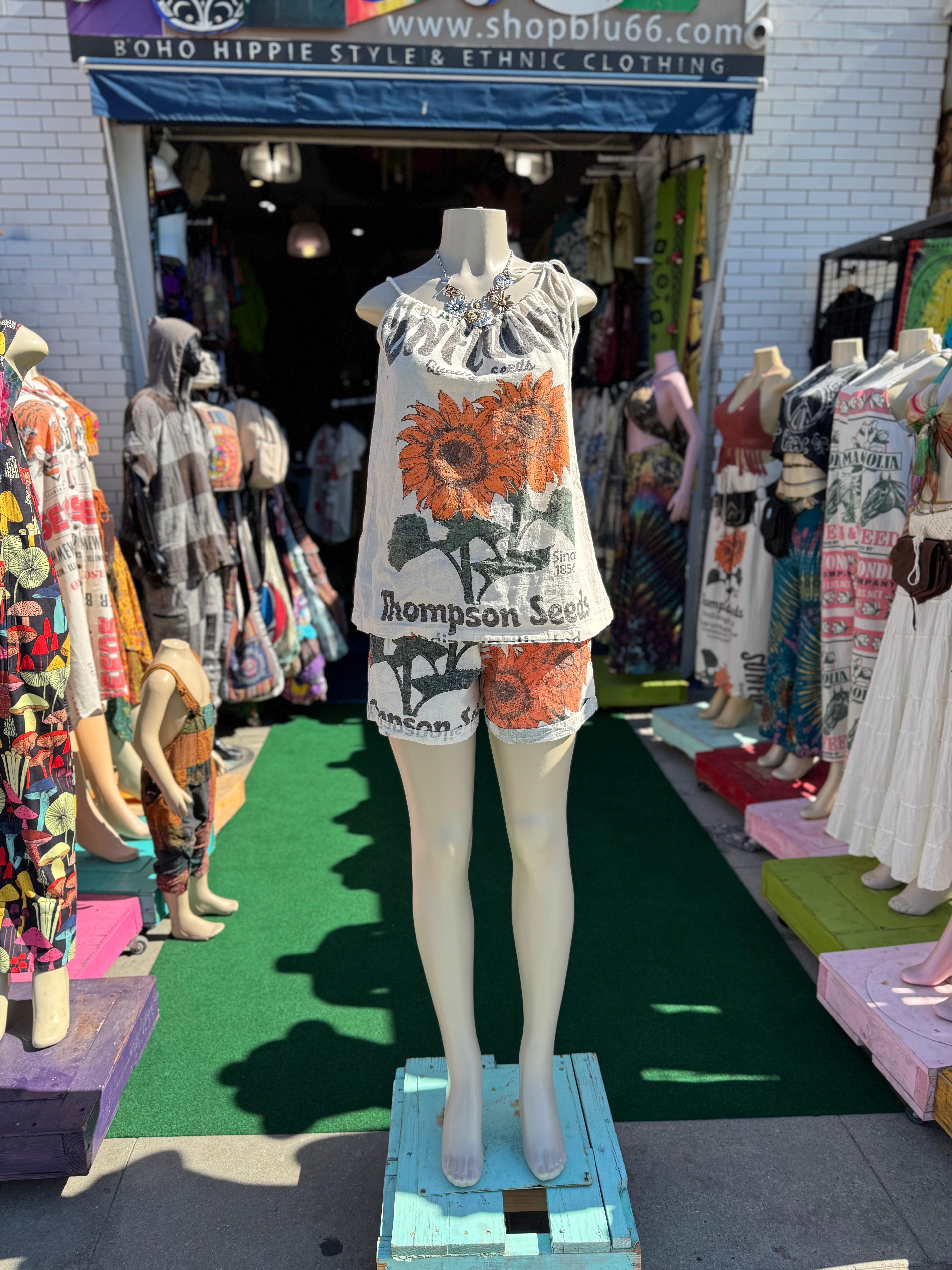 Sunflower shorts set