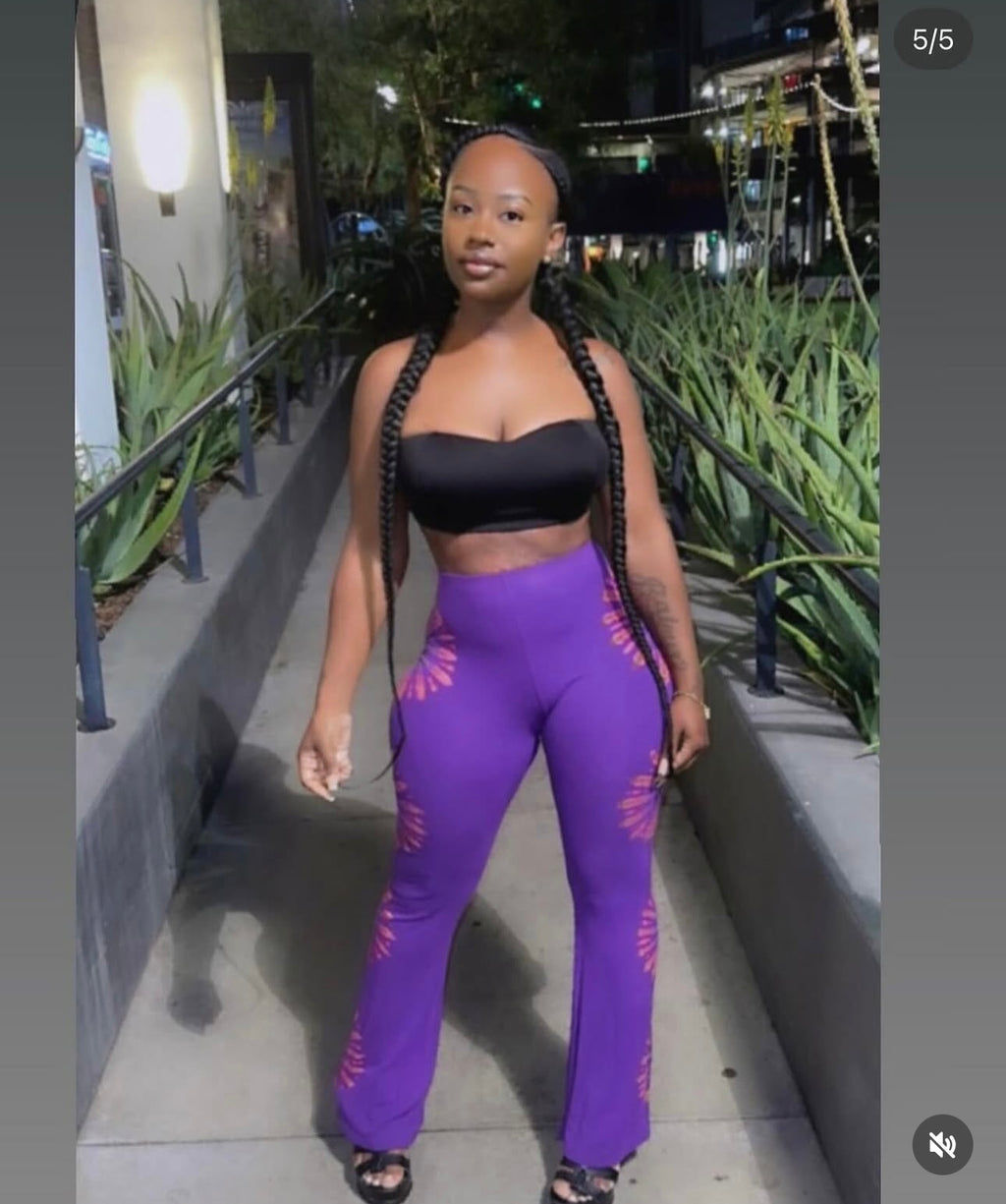 Bell bottom leggings