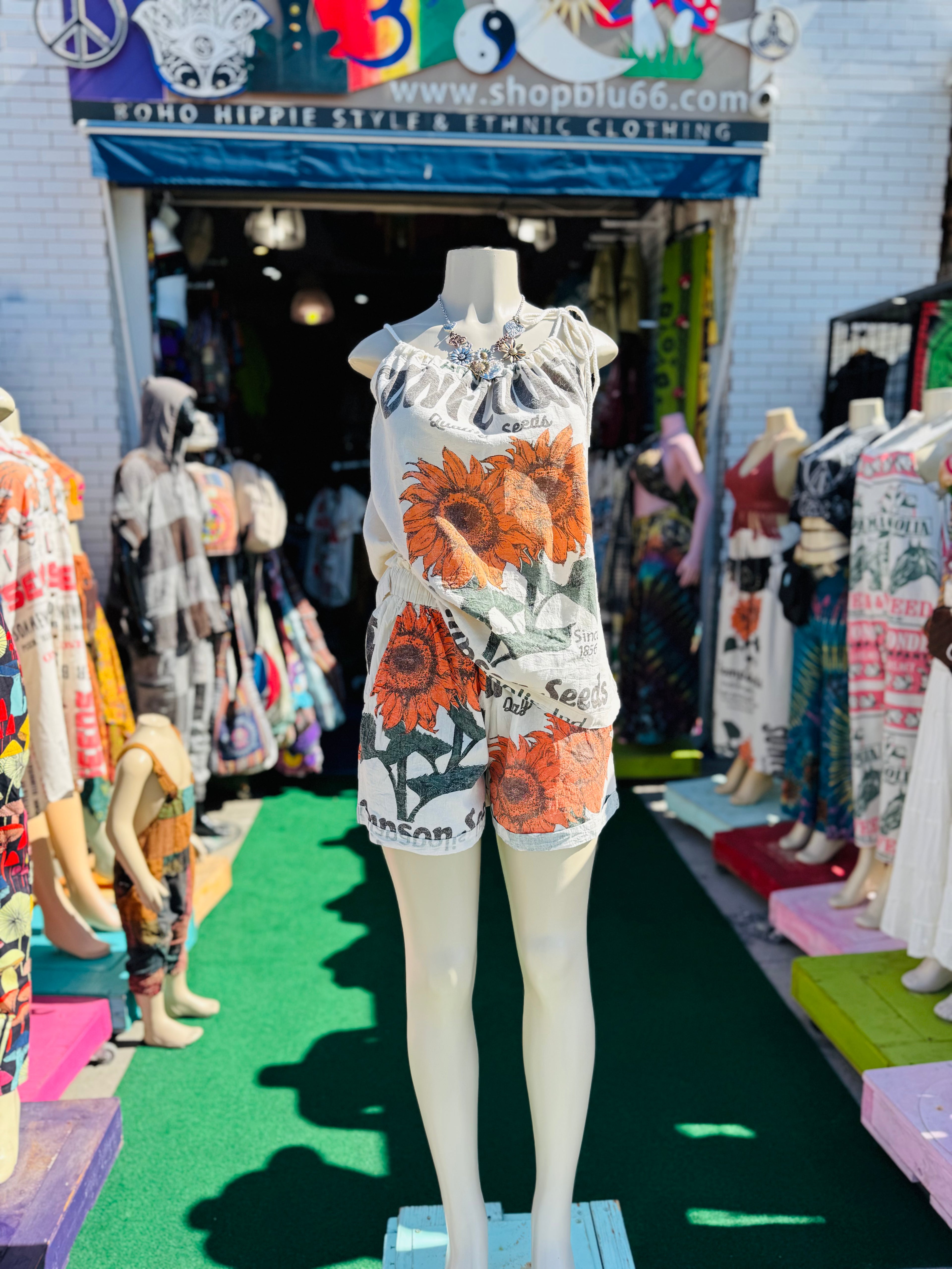 Sunflower shorts set