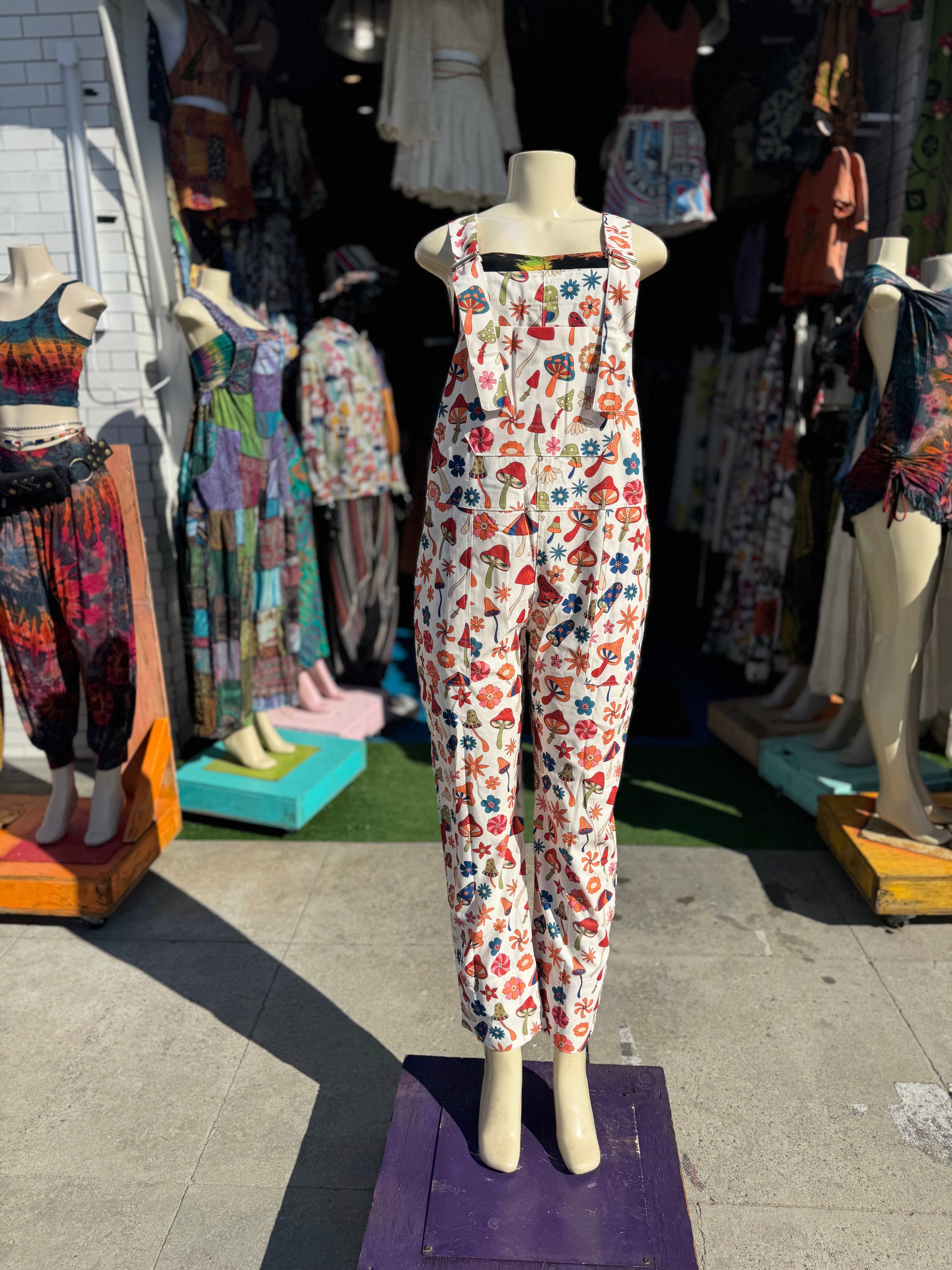 Funky mushroom overall
