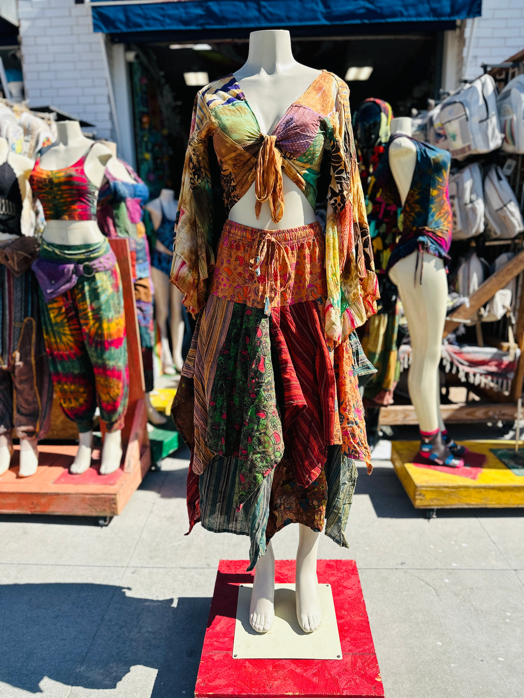 Wild festivals skirt ( orange )