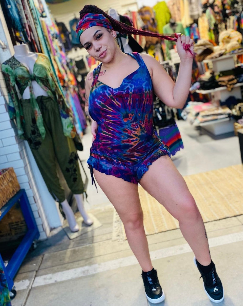 Rocking romper (navy)