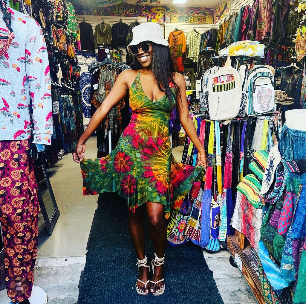 Summer in Venice dress (green)