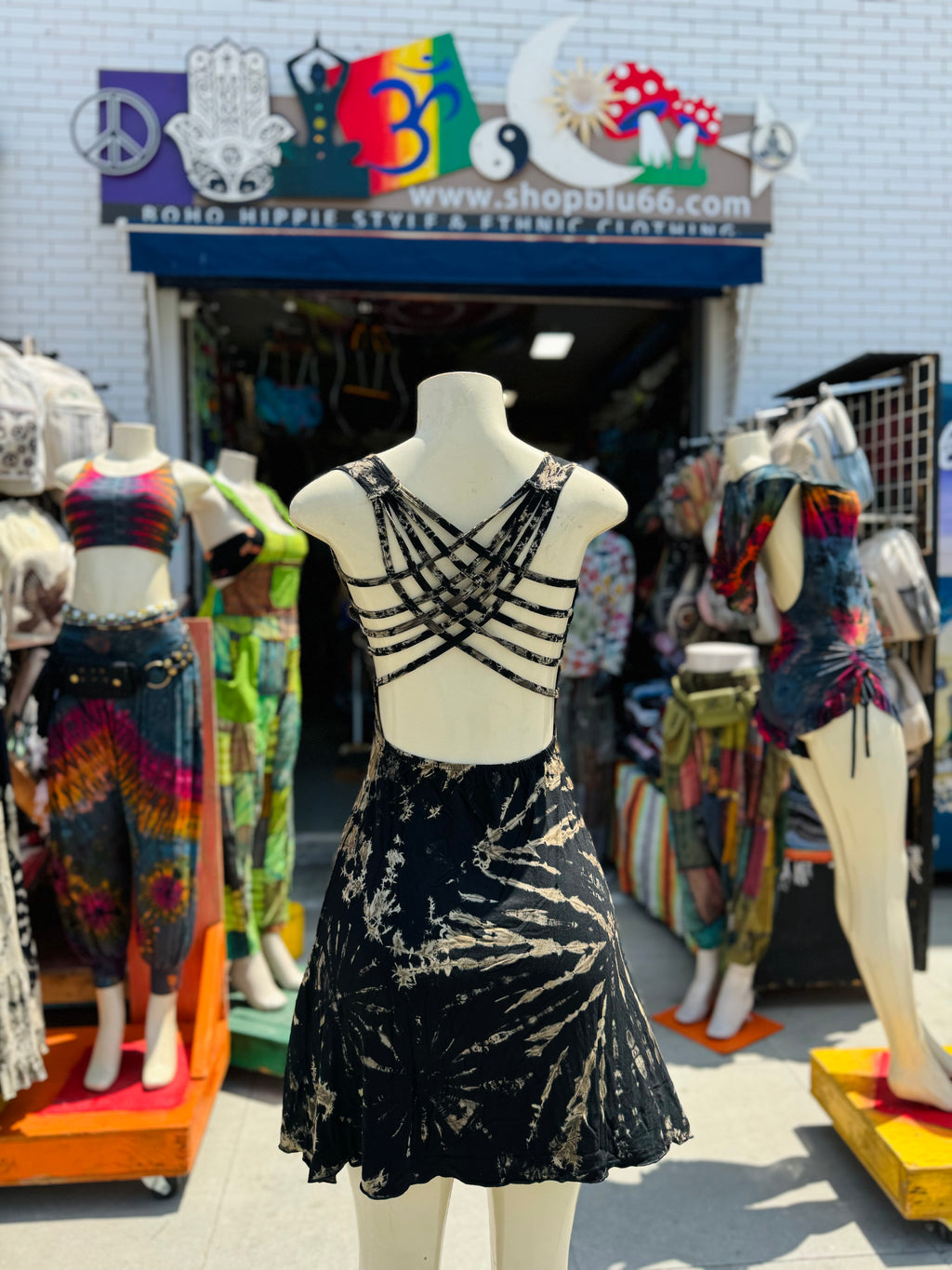 Love sun dress (black)