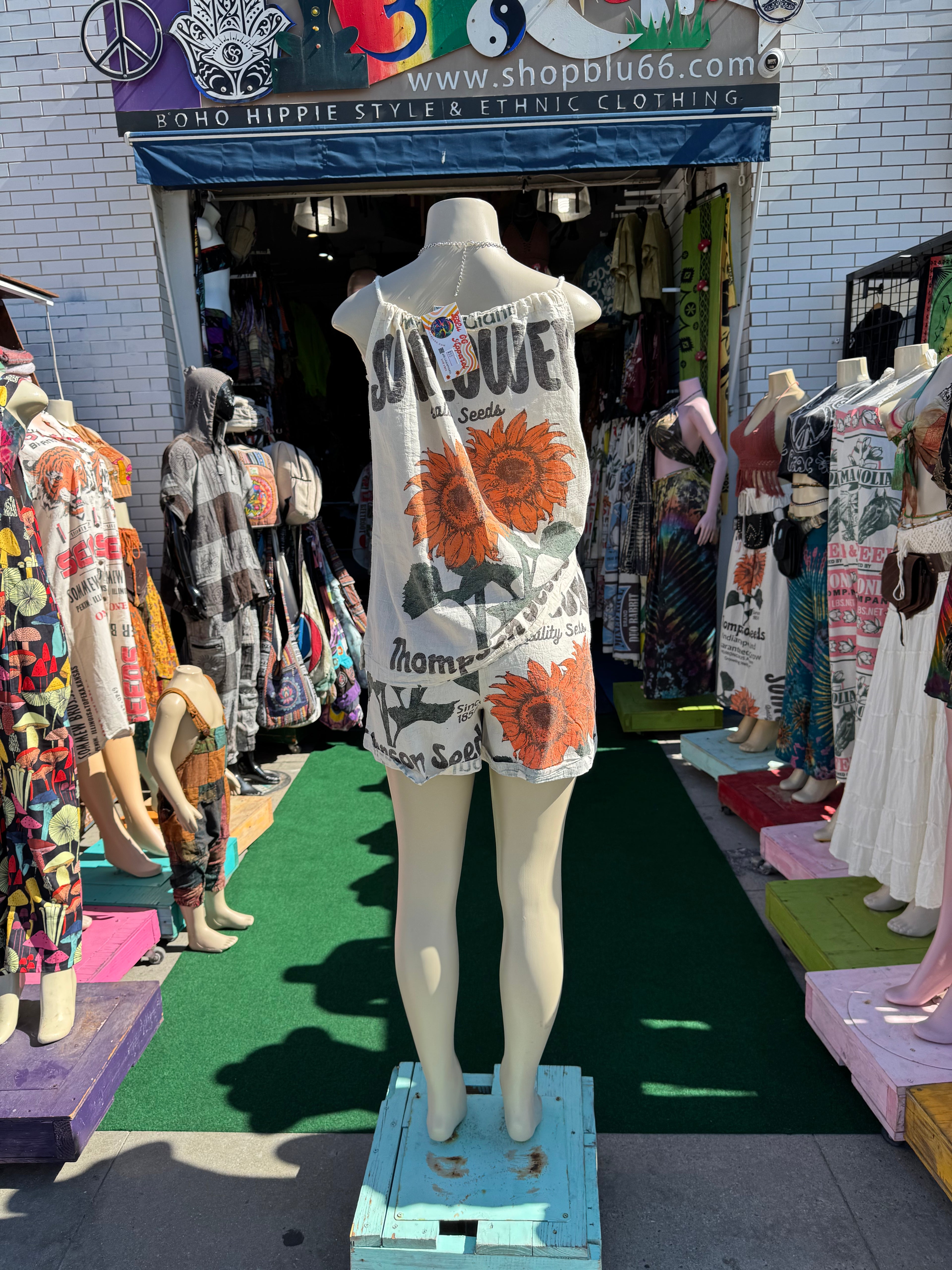 Sunflower shorts set