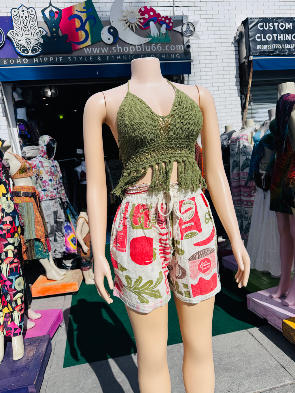 Sriracha chilli sauce shorts