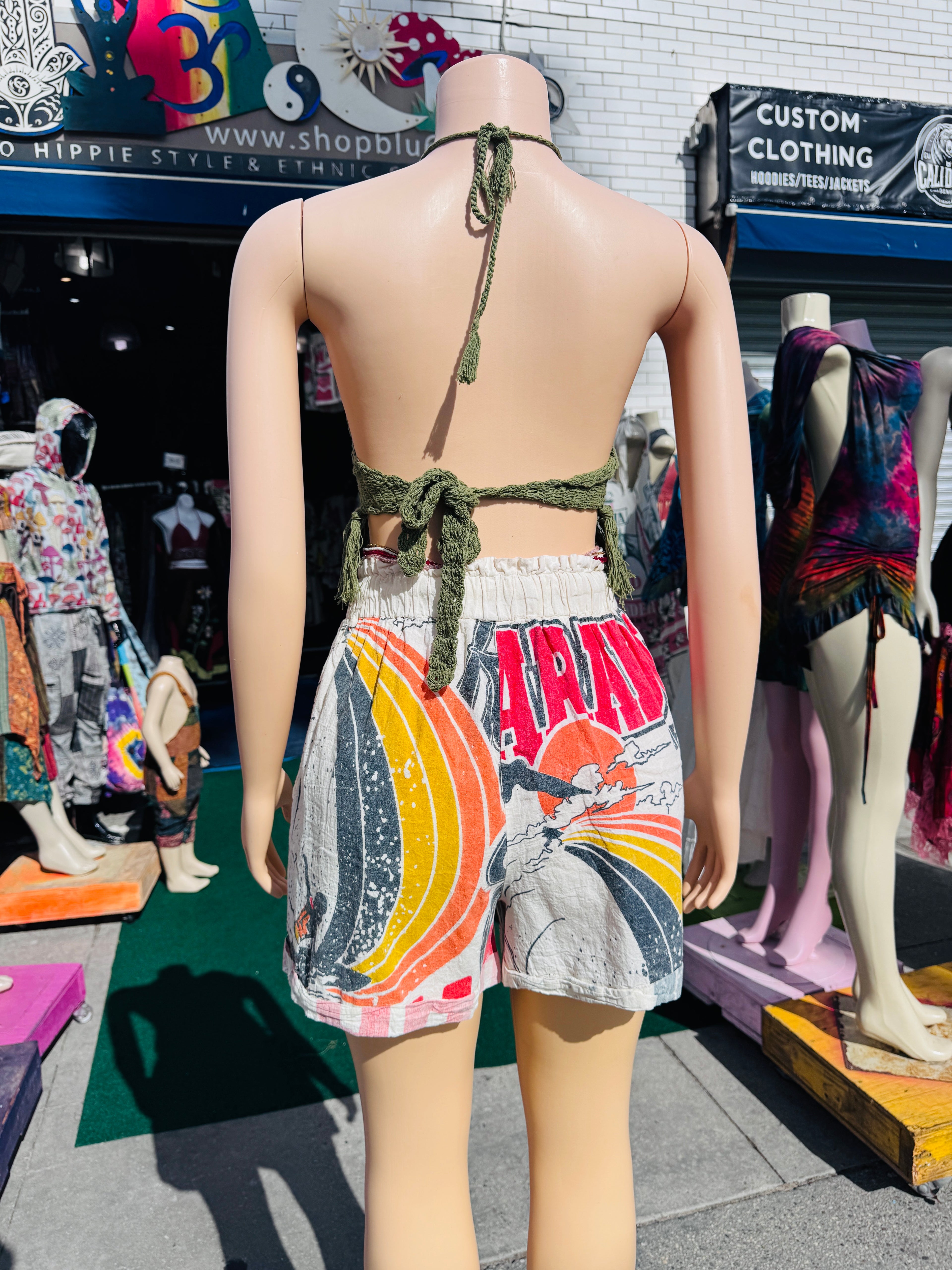 Vintage rainbow shorts