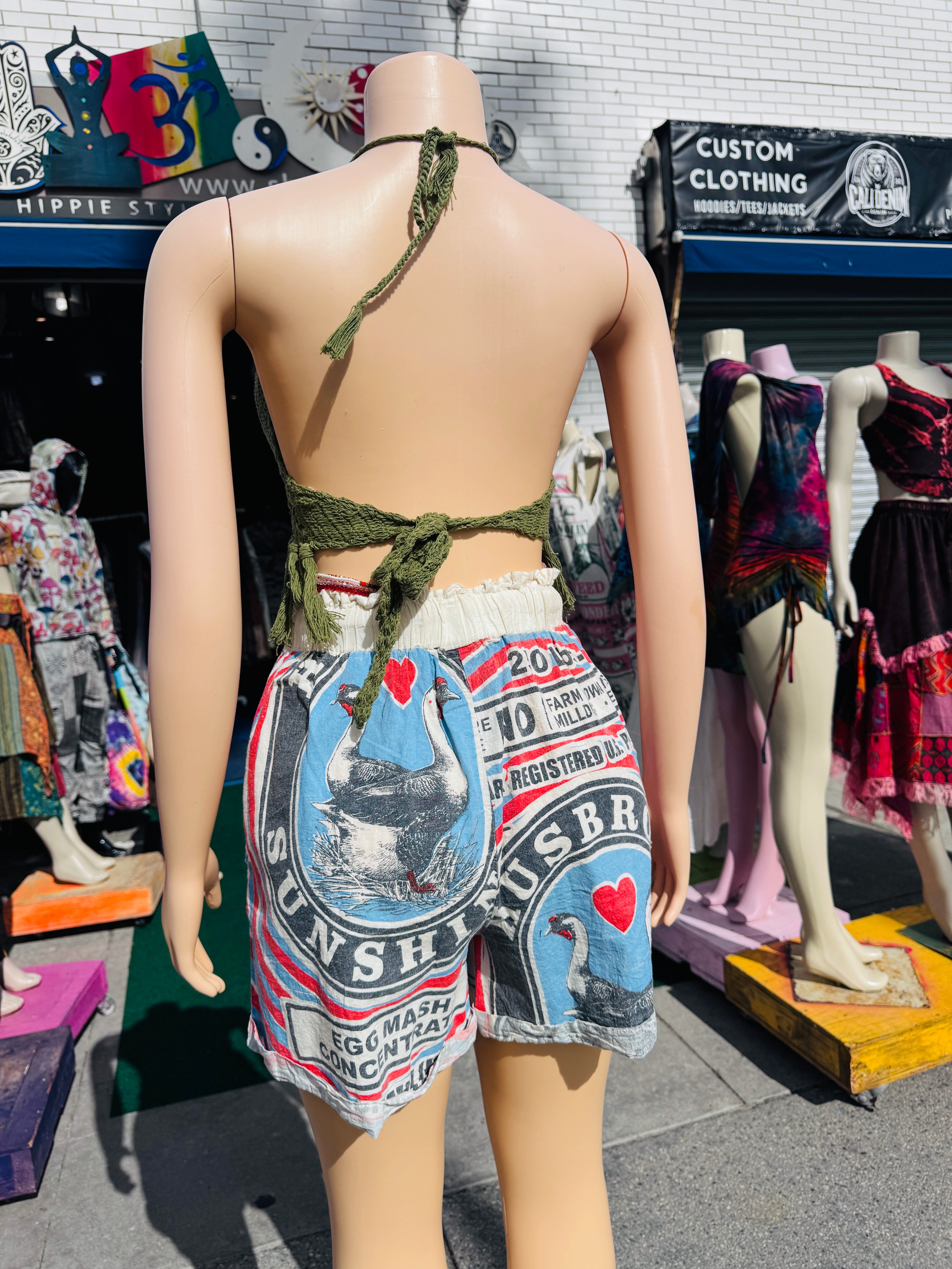 Vintage chicken shorts