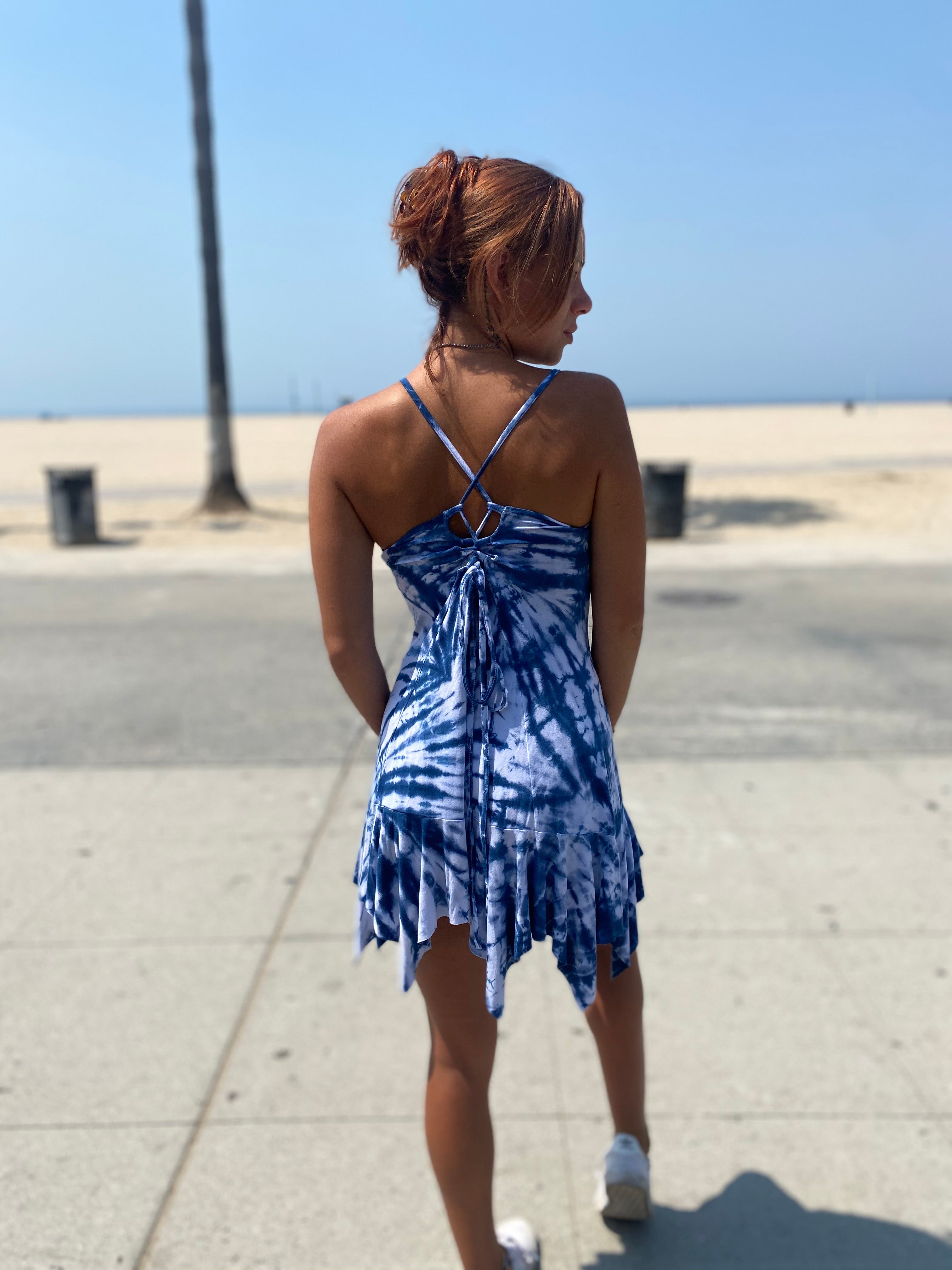 Summer in Venice Beach dress (Indigo)