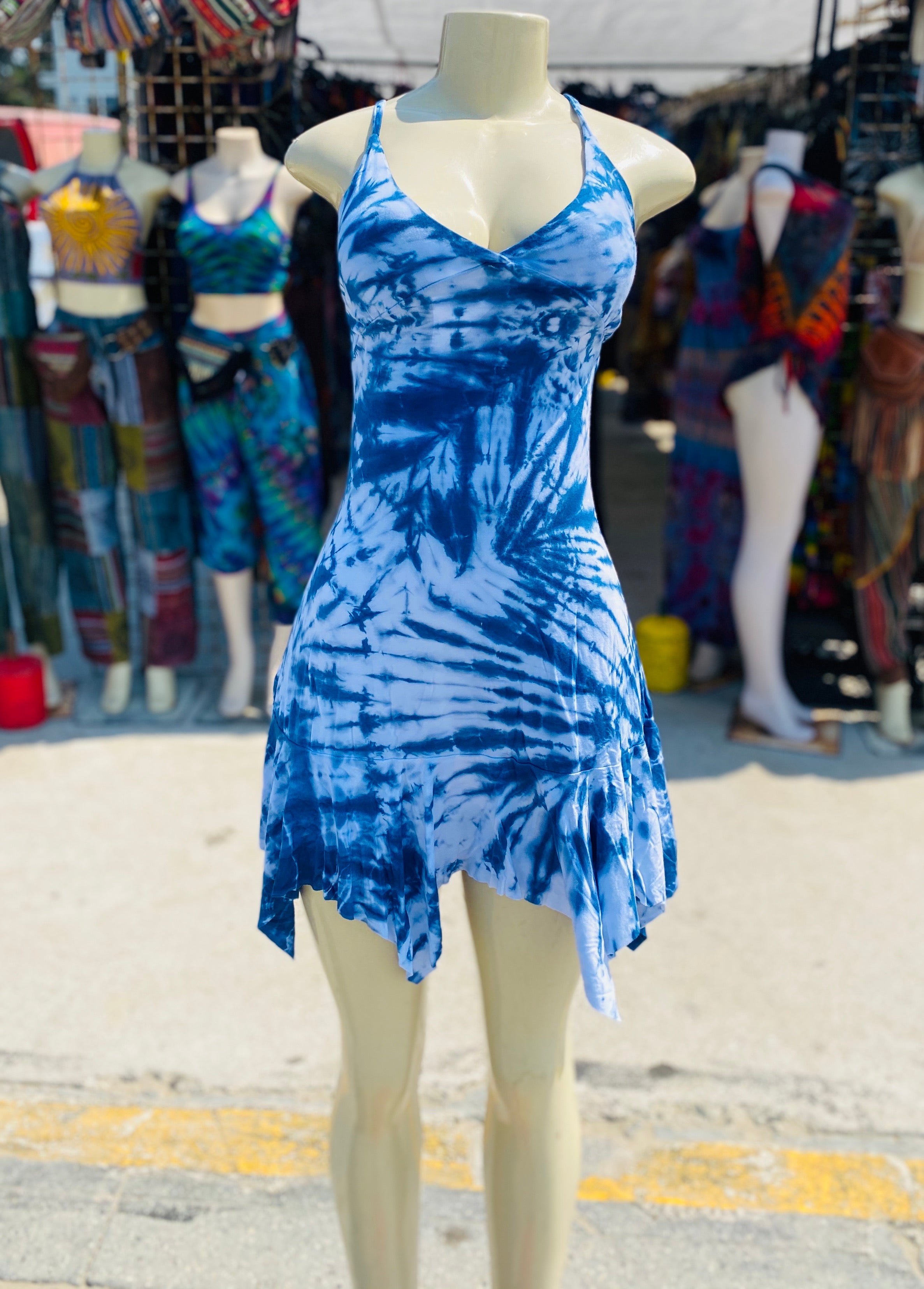 Summer in Venice Beach dress (Indigo)