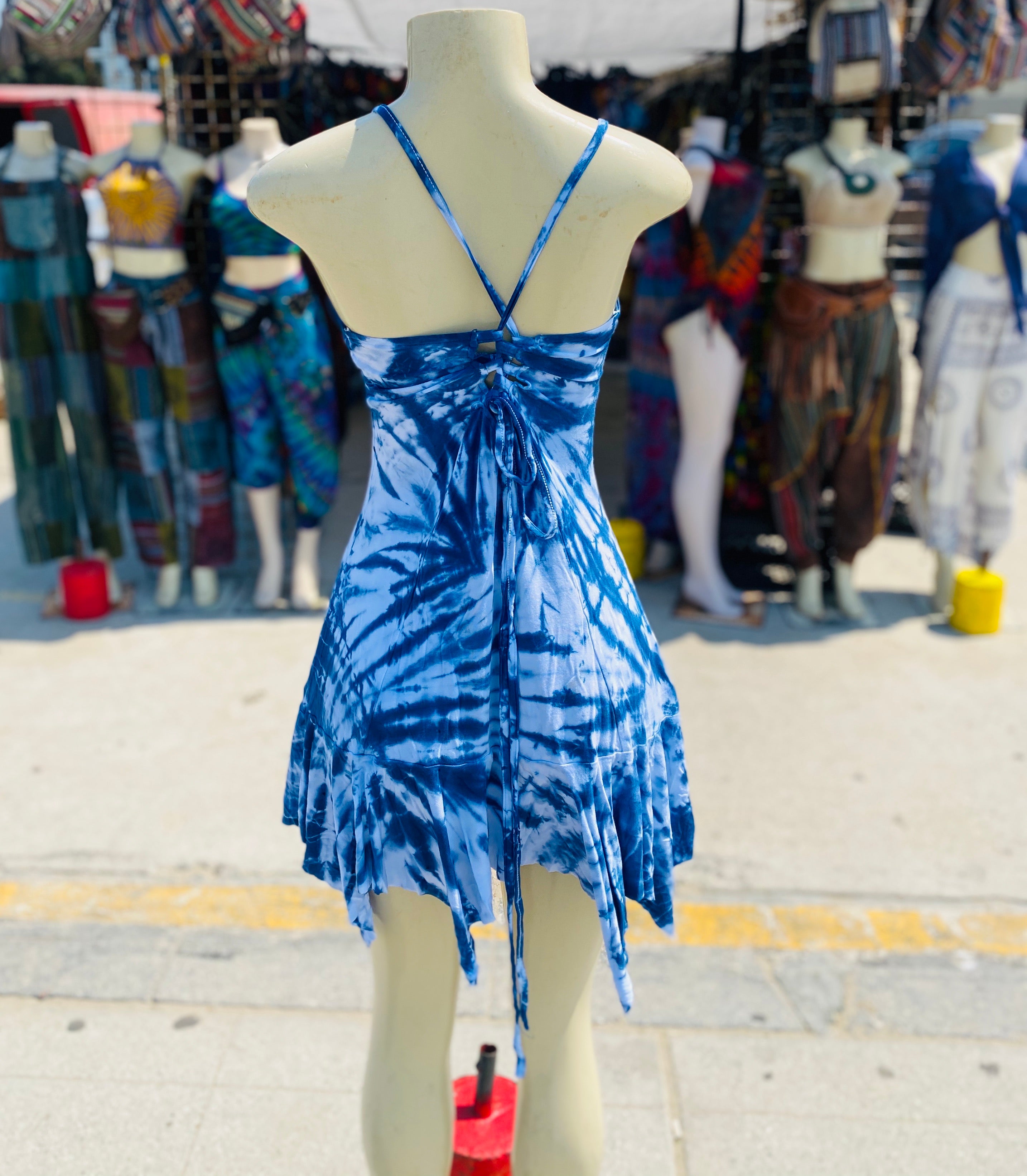 Summer in Venice Beach dress (Indigo)