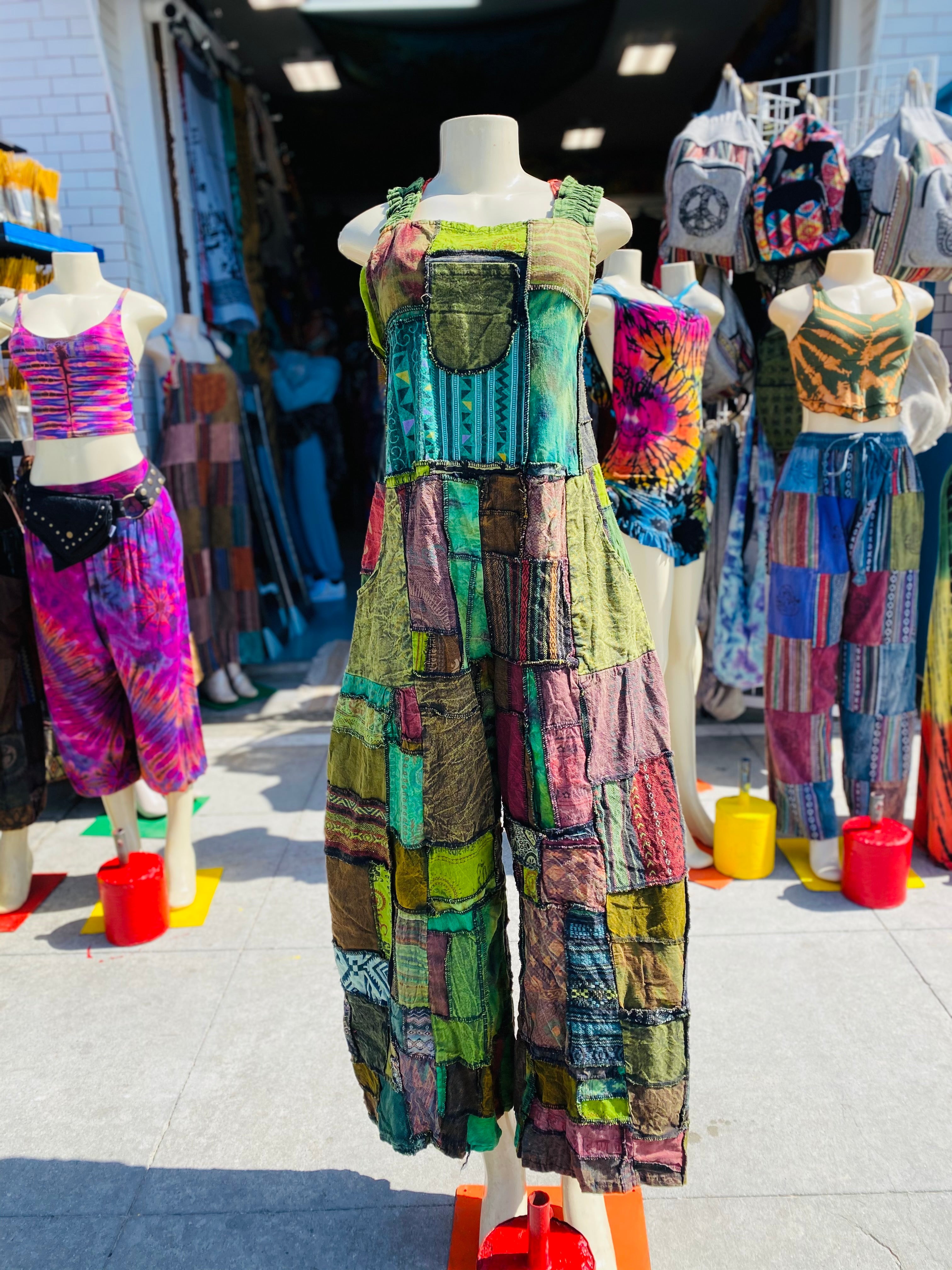 Bayfall romper (green)