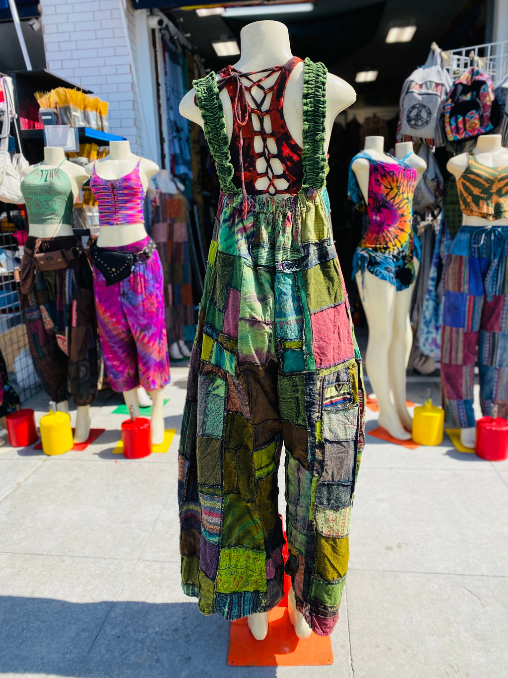 Bayfall romper (green)