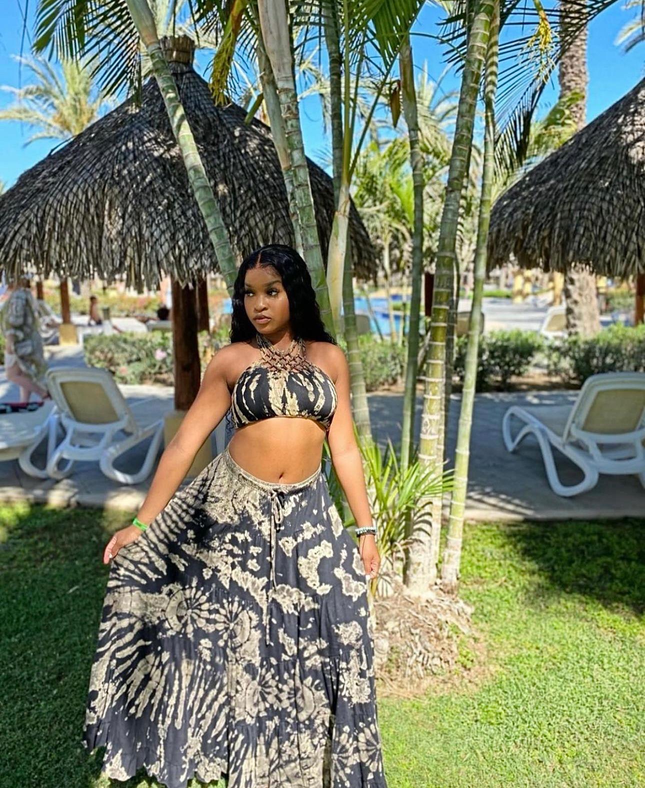 Cha cha Skirt (Black/white)