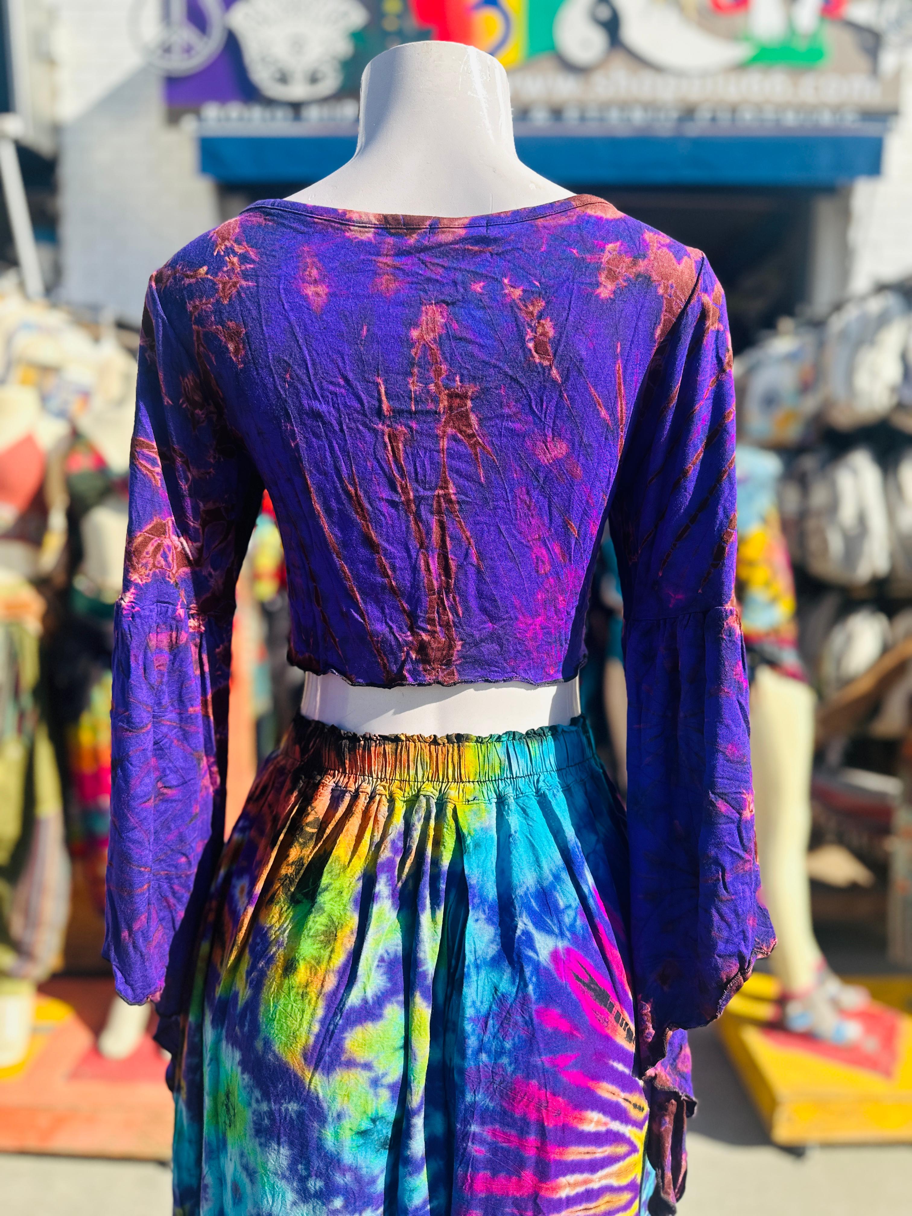 Hanna pixie tie-dye tops