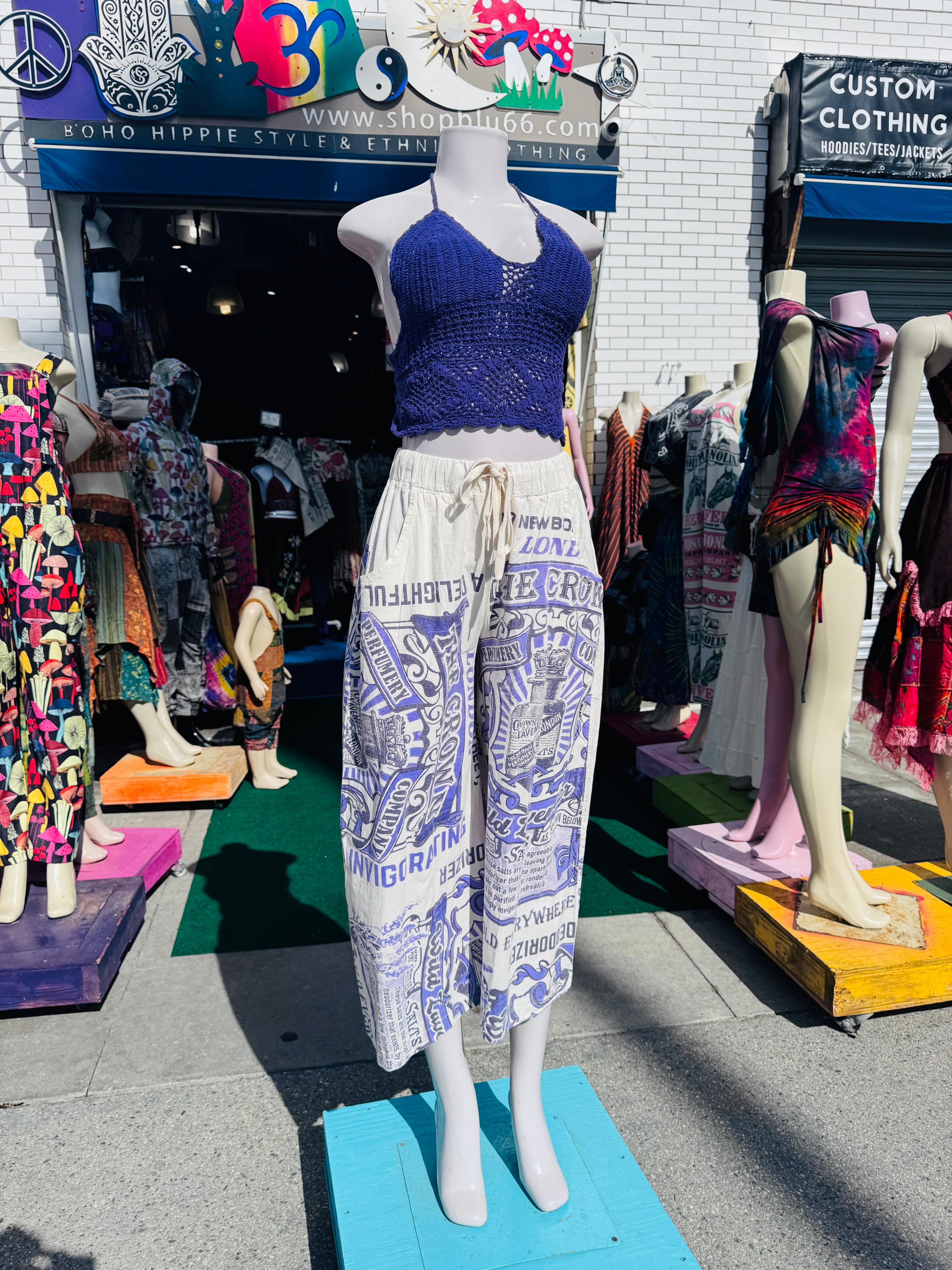 Vintage crown capri pants