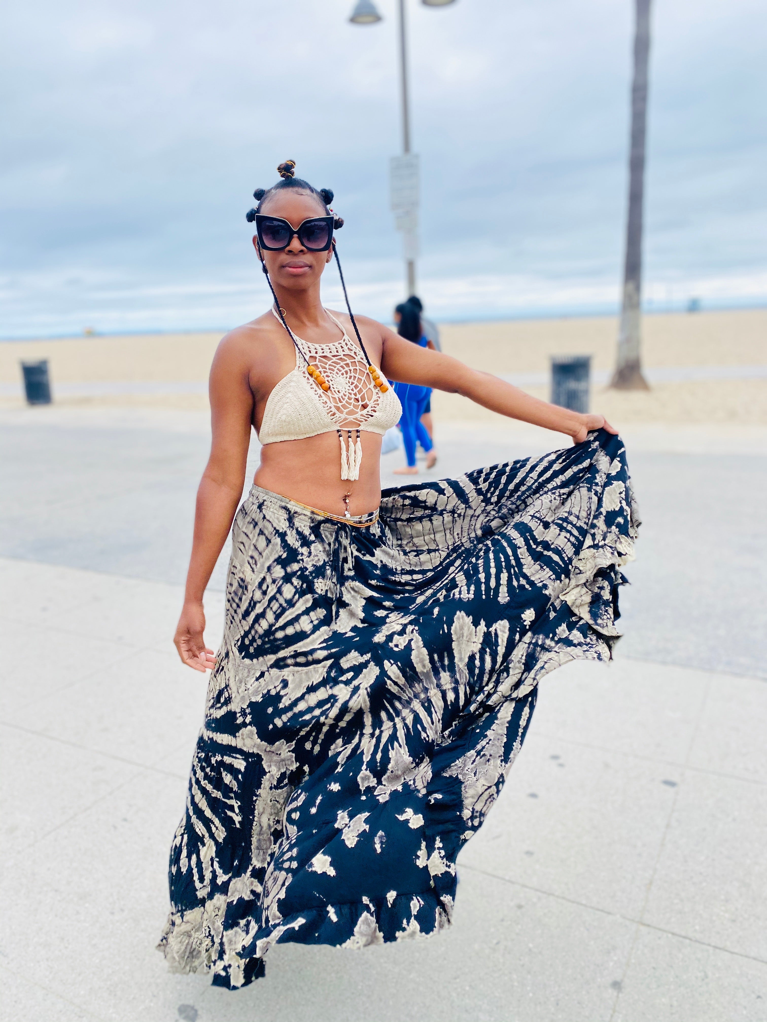 Cha cha Skirt (Black/white)