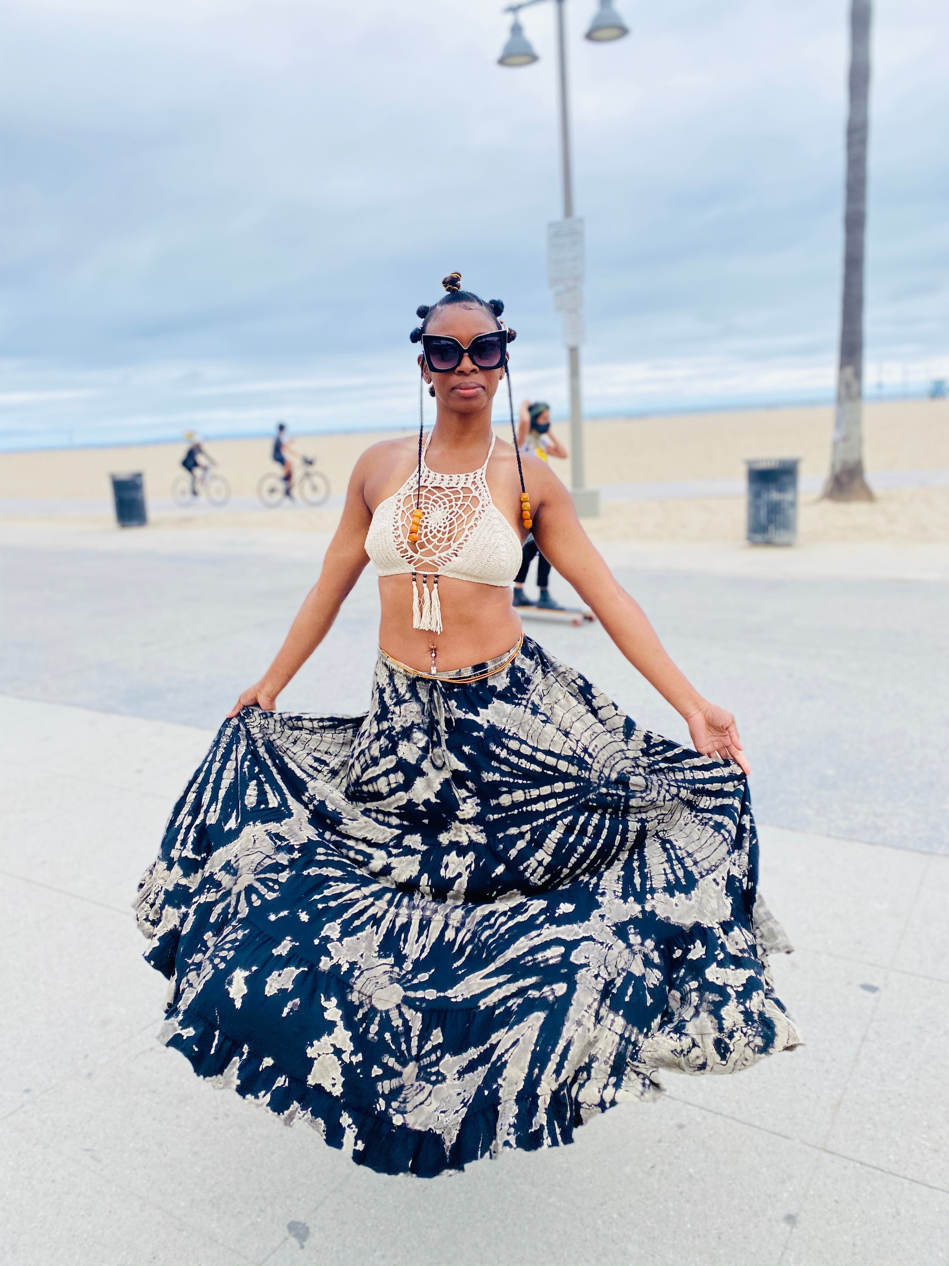 Cha cha Skirt (Black/white)