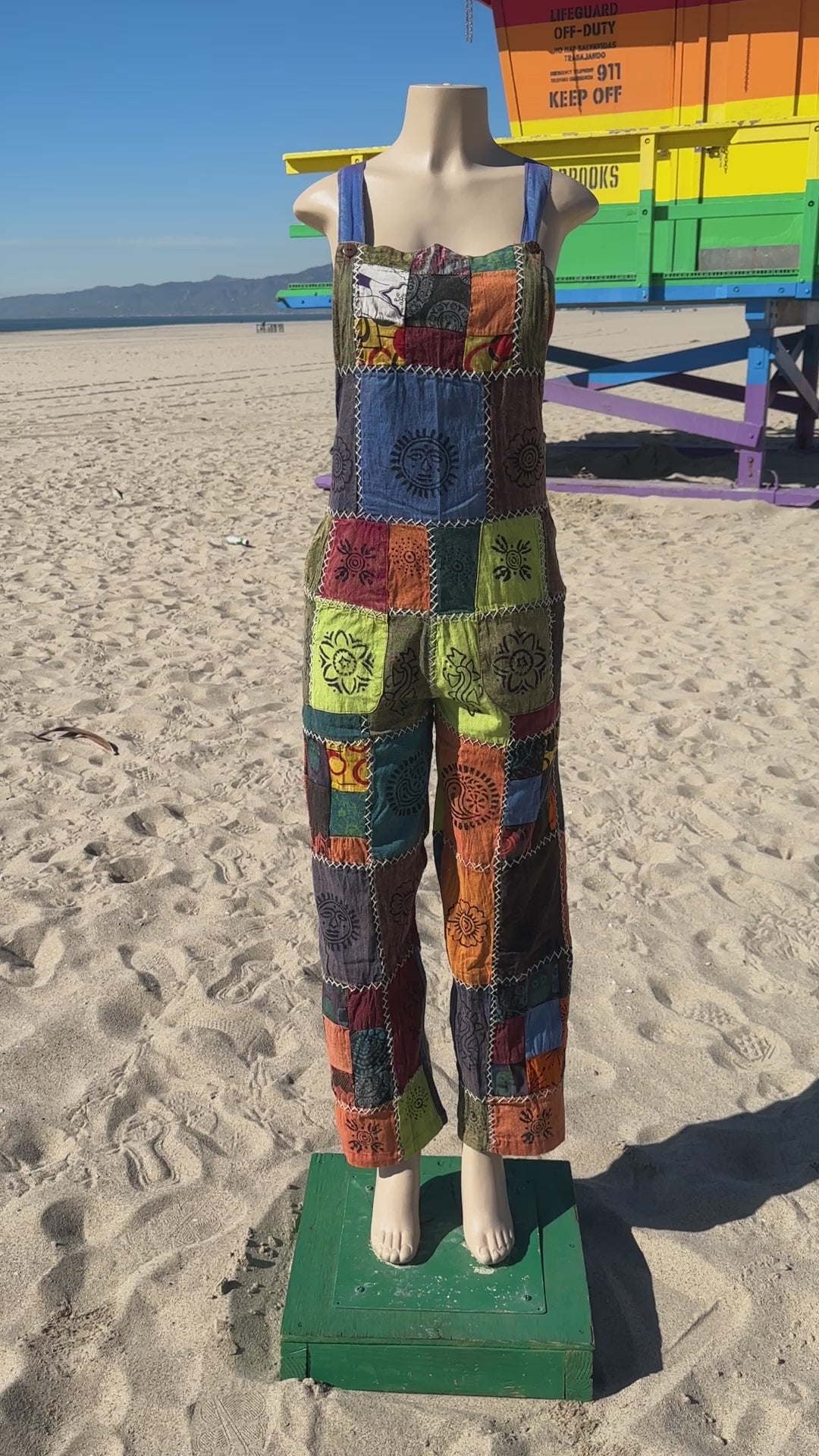 Millie patch work overall